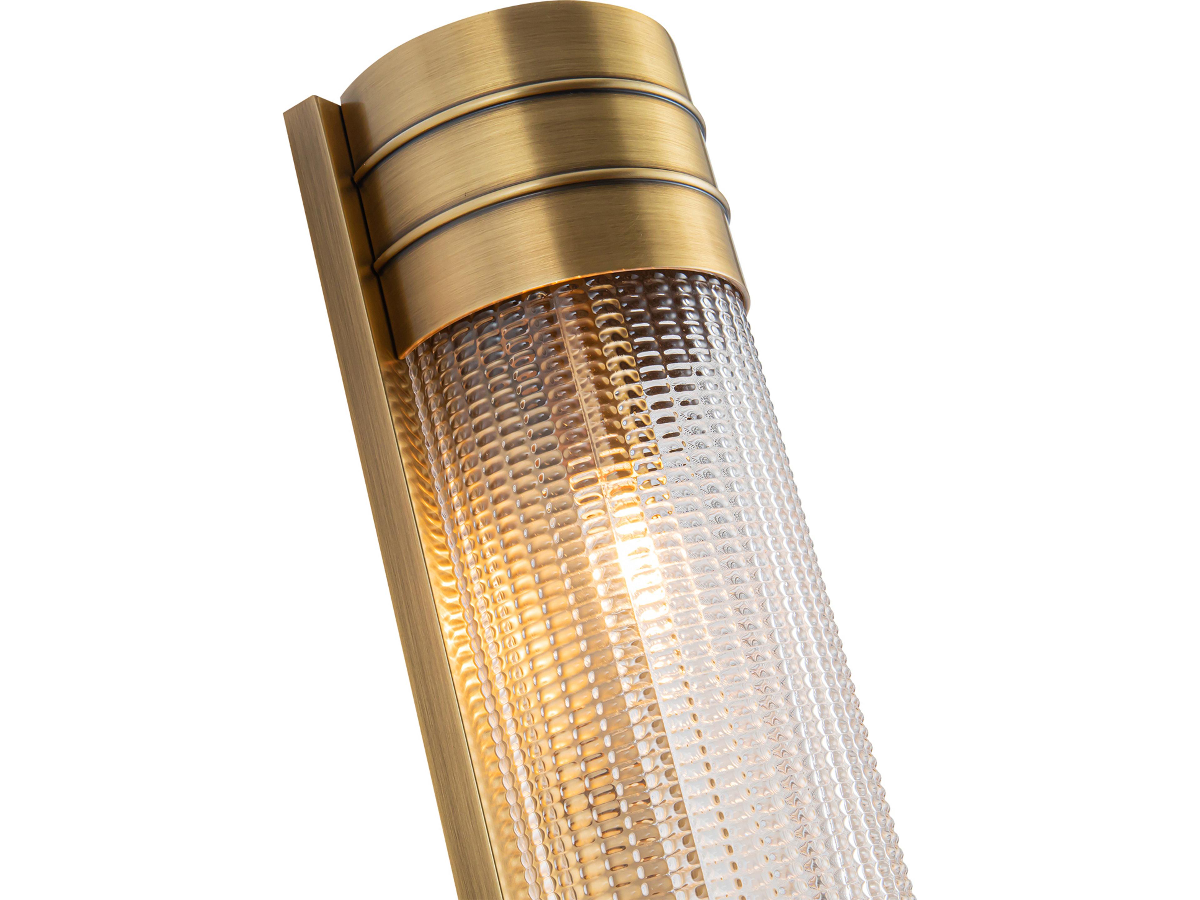 Alora Lighting Willard 2-Light Vintage Brass Vanity Light