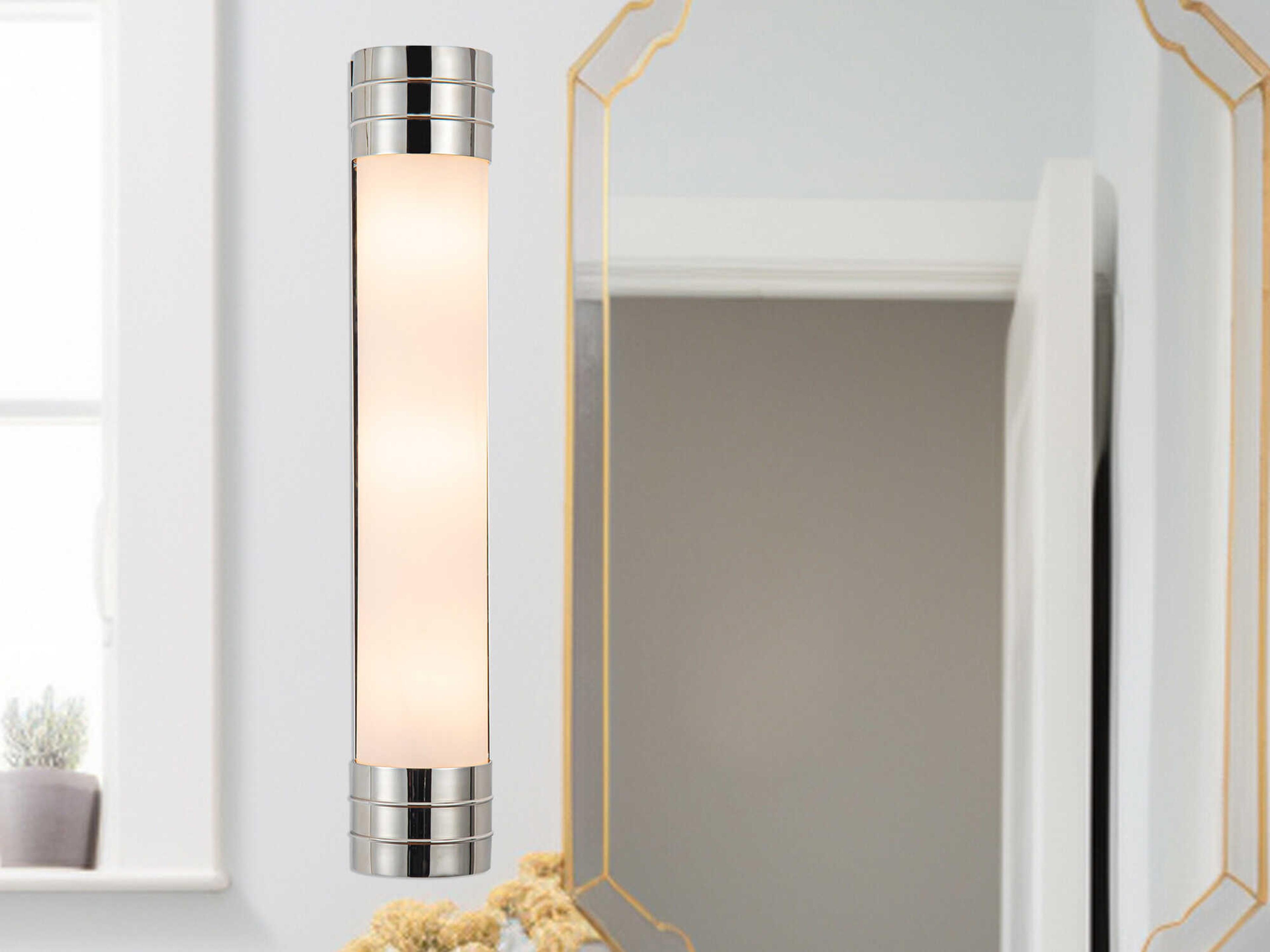 Alora Lighting Willard 3-Light Polished Nickel Wall Sconce