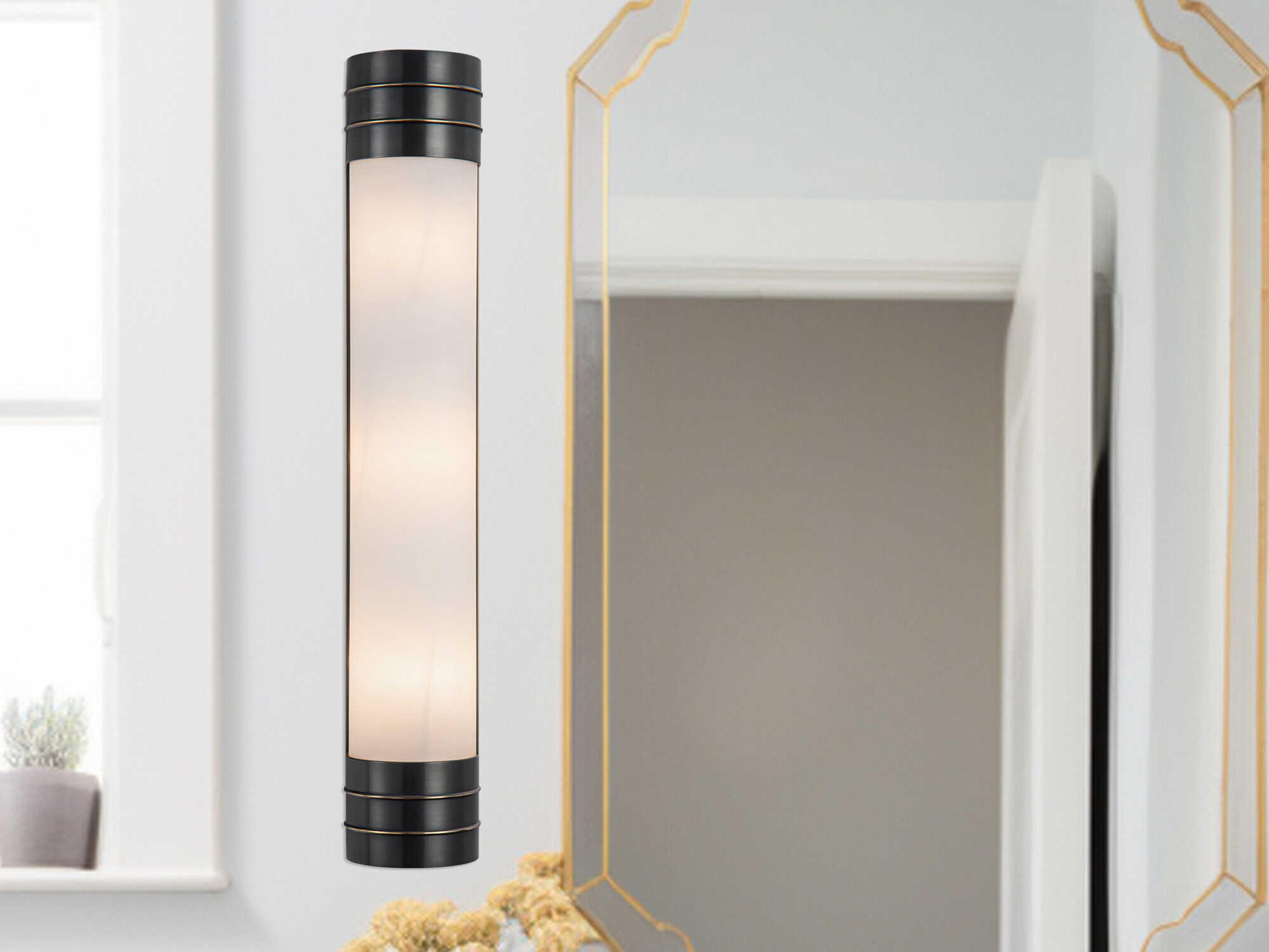 Alora Lighting Willard 3-Light Urban Bronze Black Wall Sconce