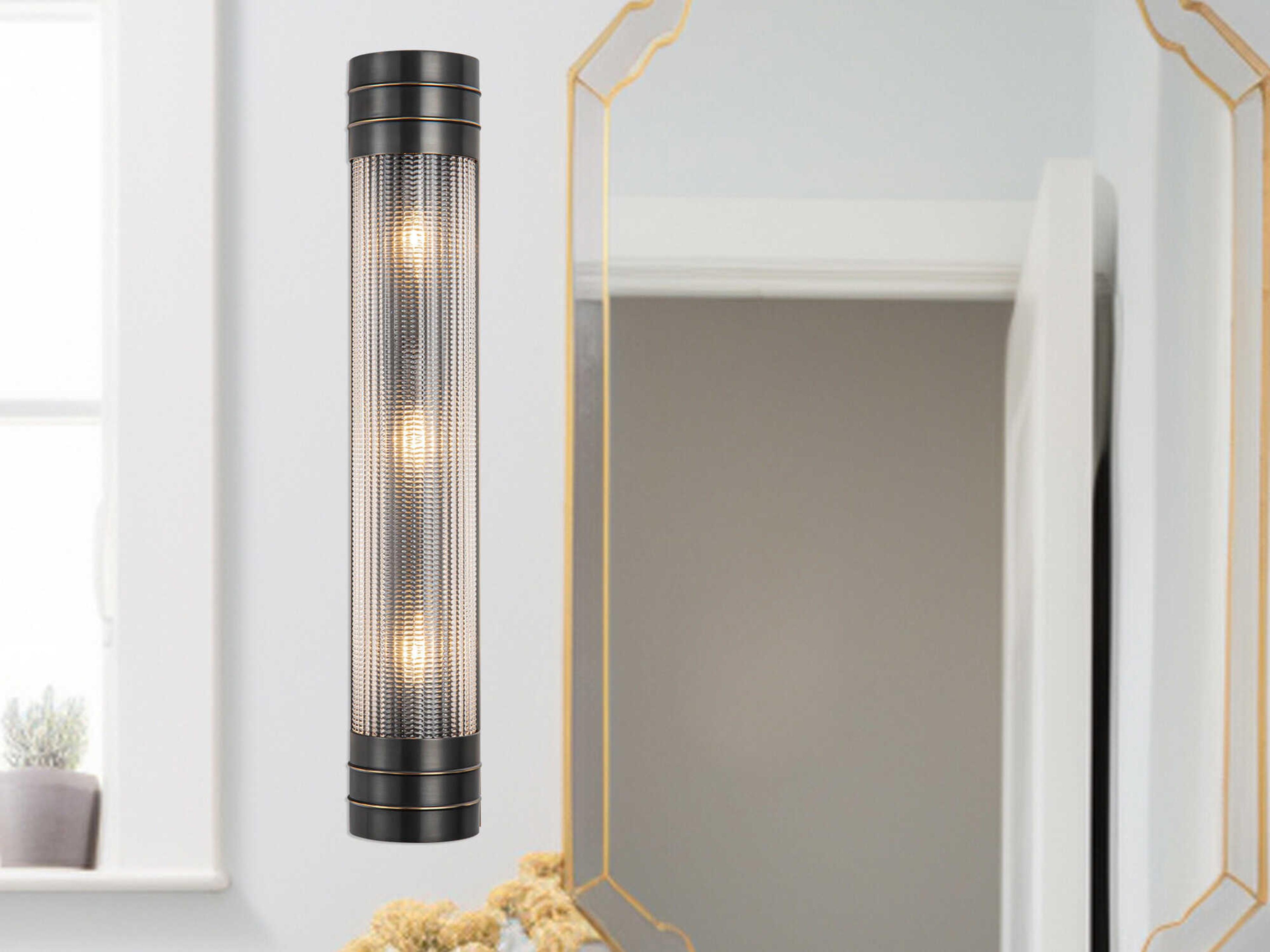 Alora Lighting Willard 3-Light Urban Bronze Black Wall Sconce