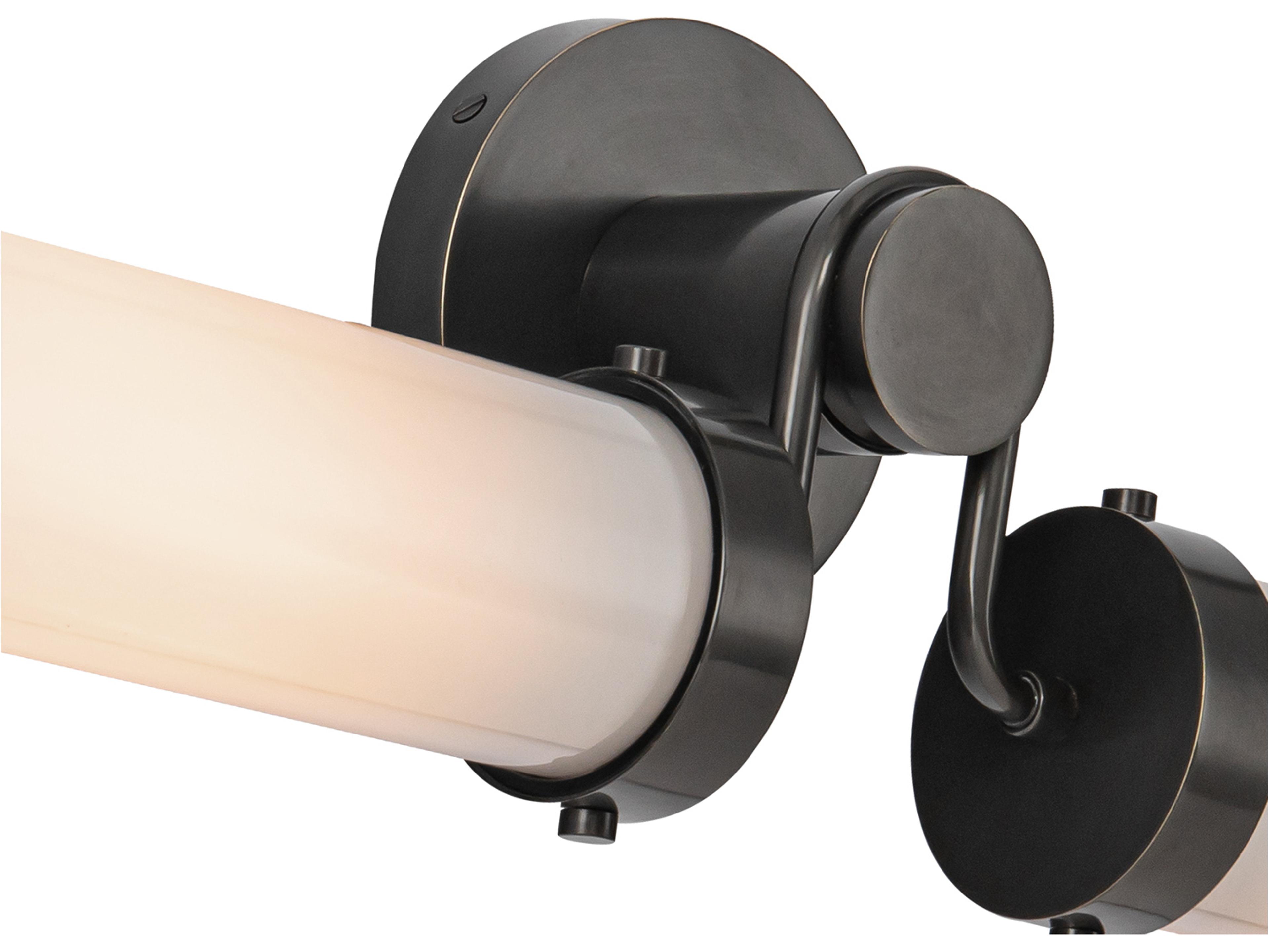 Alora Lighting Wynwood 2-Light Urban Bronze Black Vanity Light