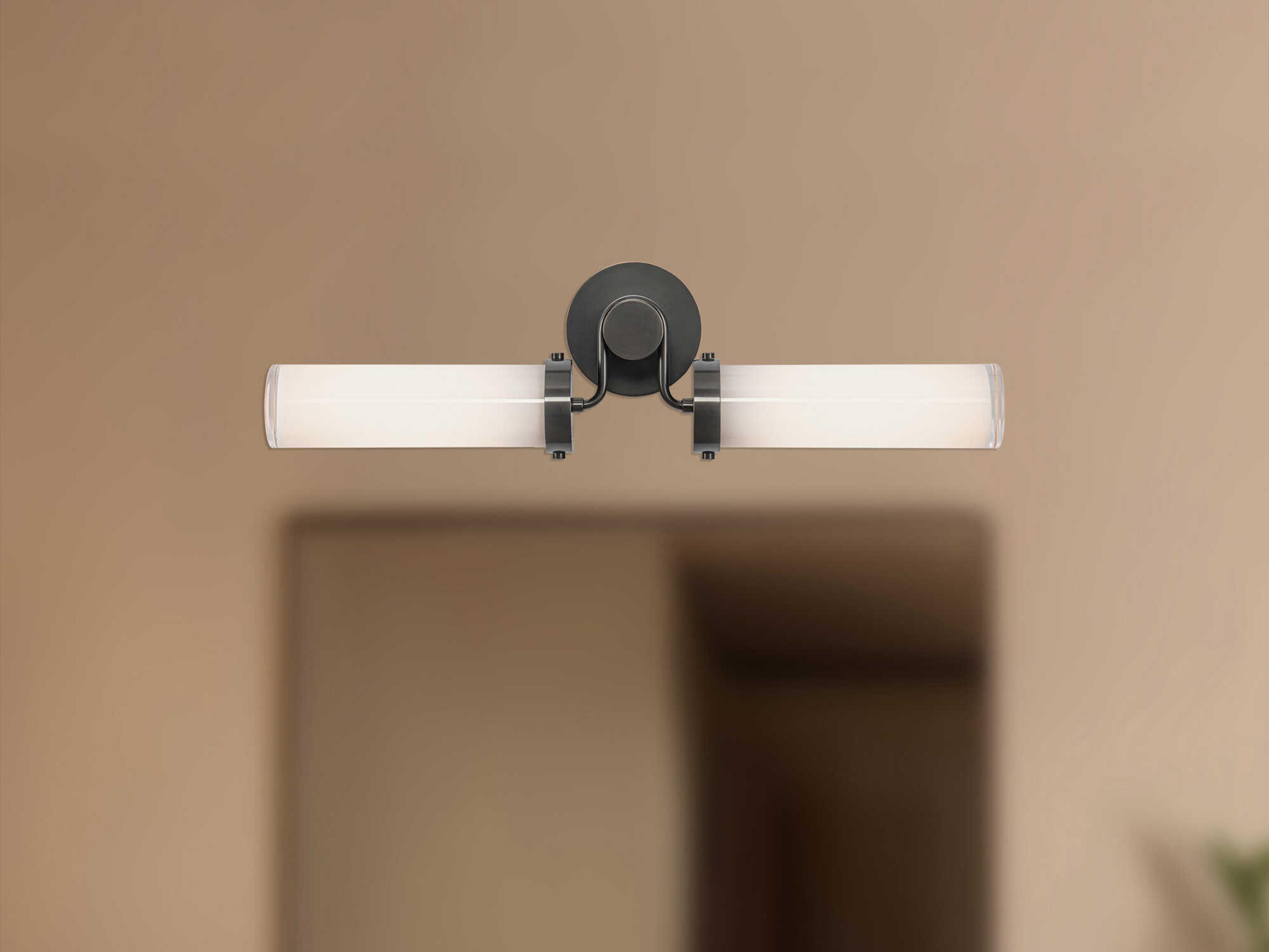 Alora Lighting Wynwood 2-Light Urban Bronze Black Vanity Light