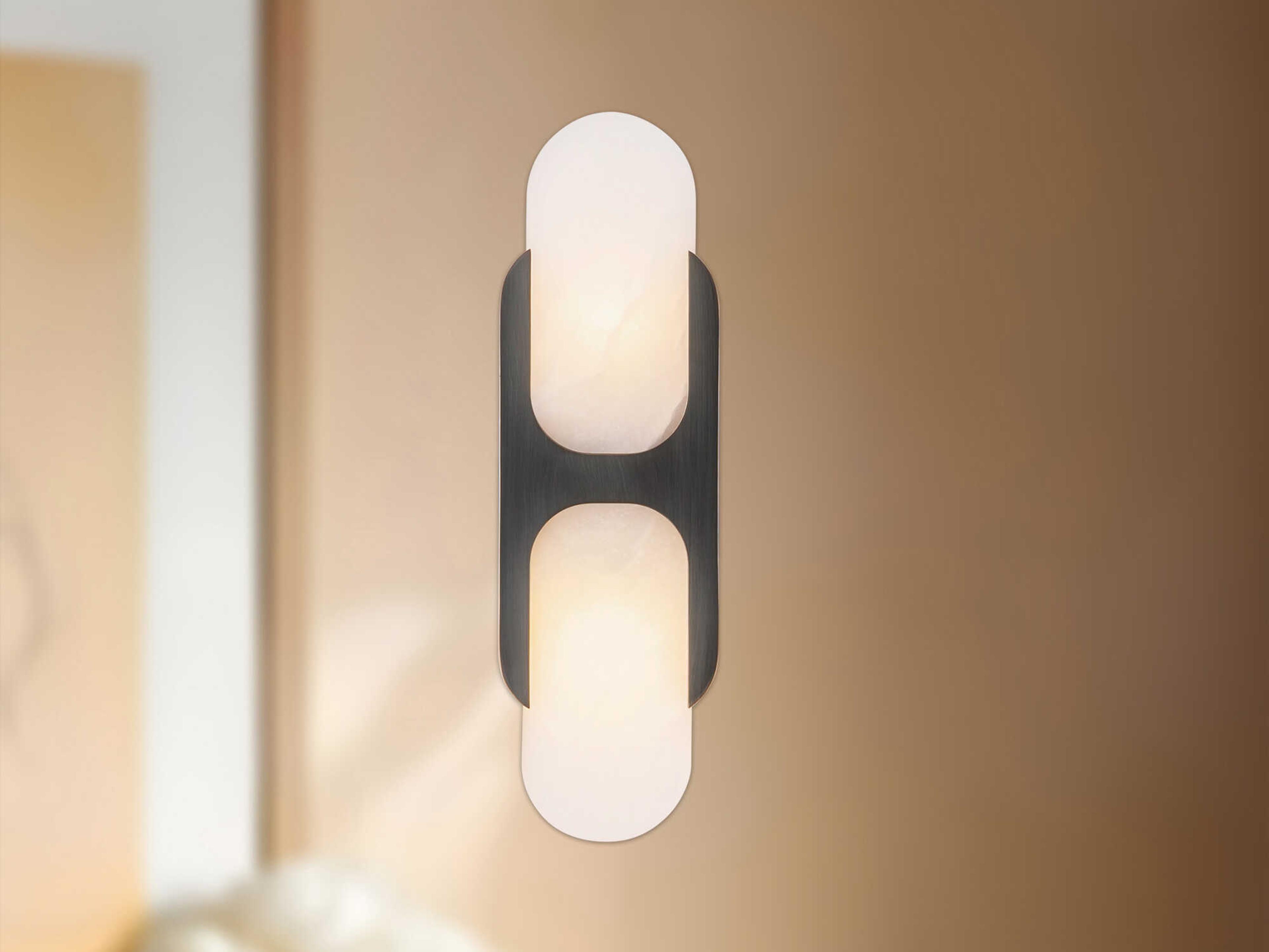 Alora Lighting Odin 2-Light Urban Bronze Wall Sconce