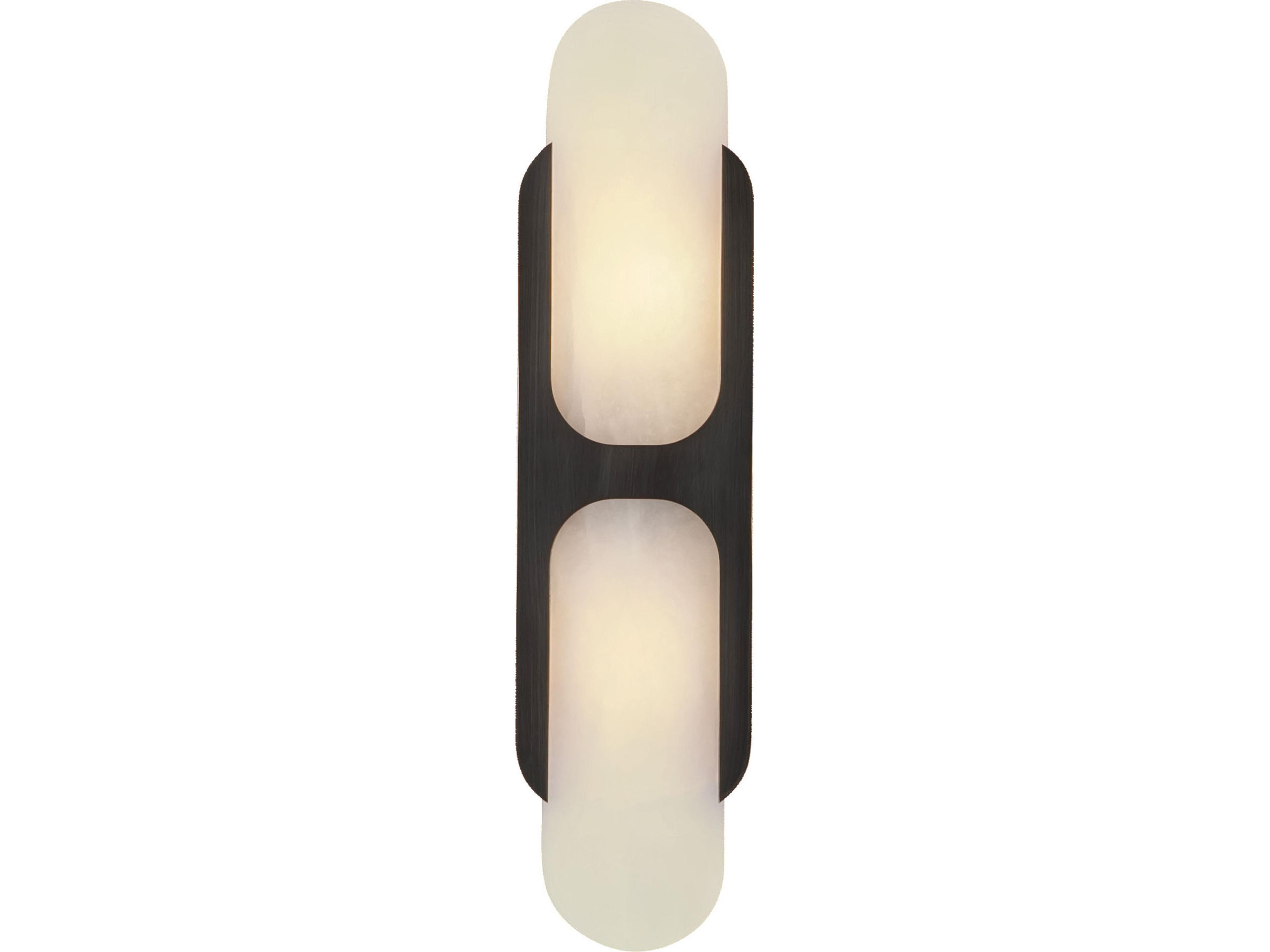 Odin Wall Sconce In Urban Bronze And Alabaster
