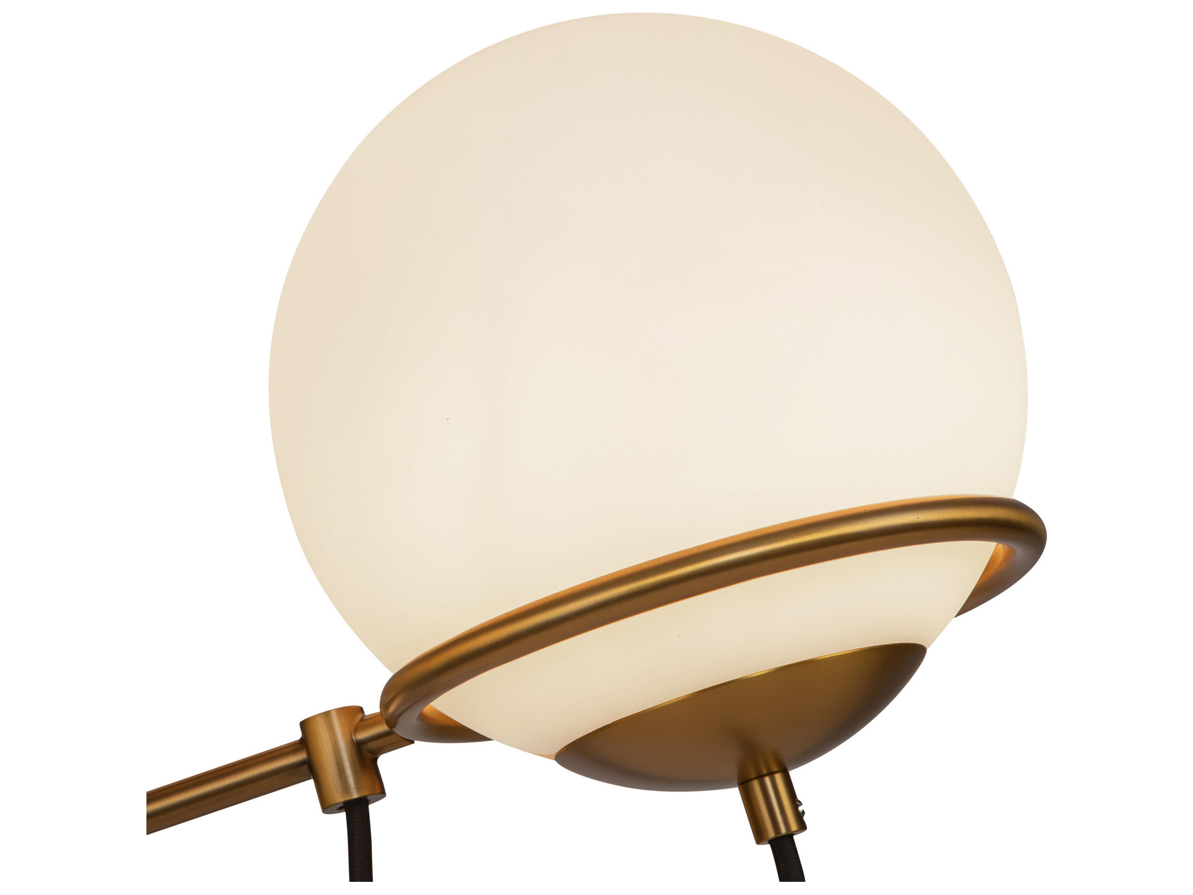 Alora Mood Alba 6-Light Aged Gold Globe Chandelier