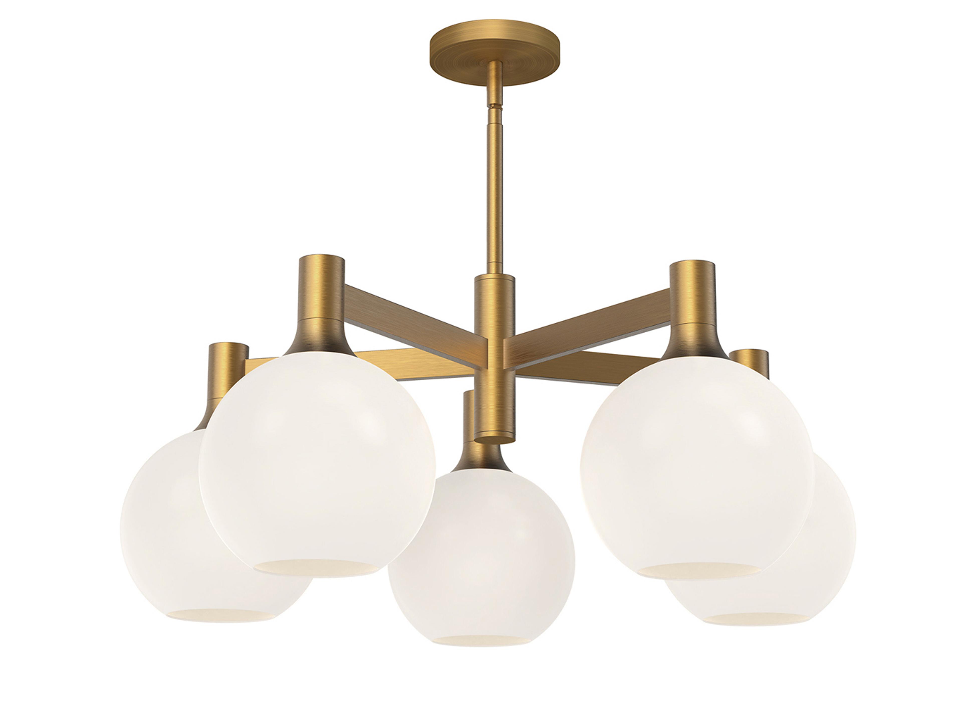 Castilla Chandelier Modern Aged Gold