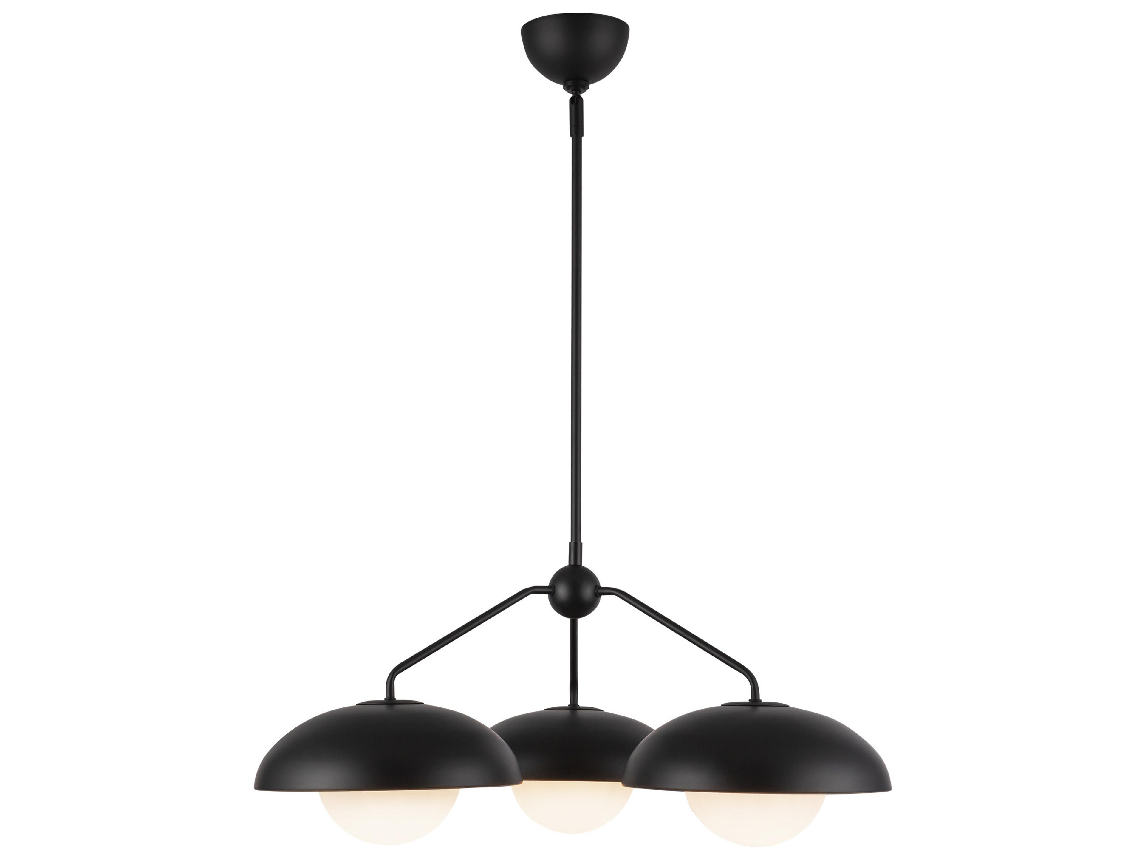Rubio Chandelier Modern Matte Black