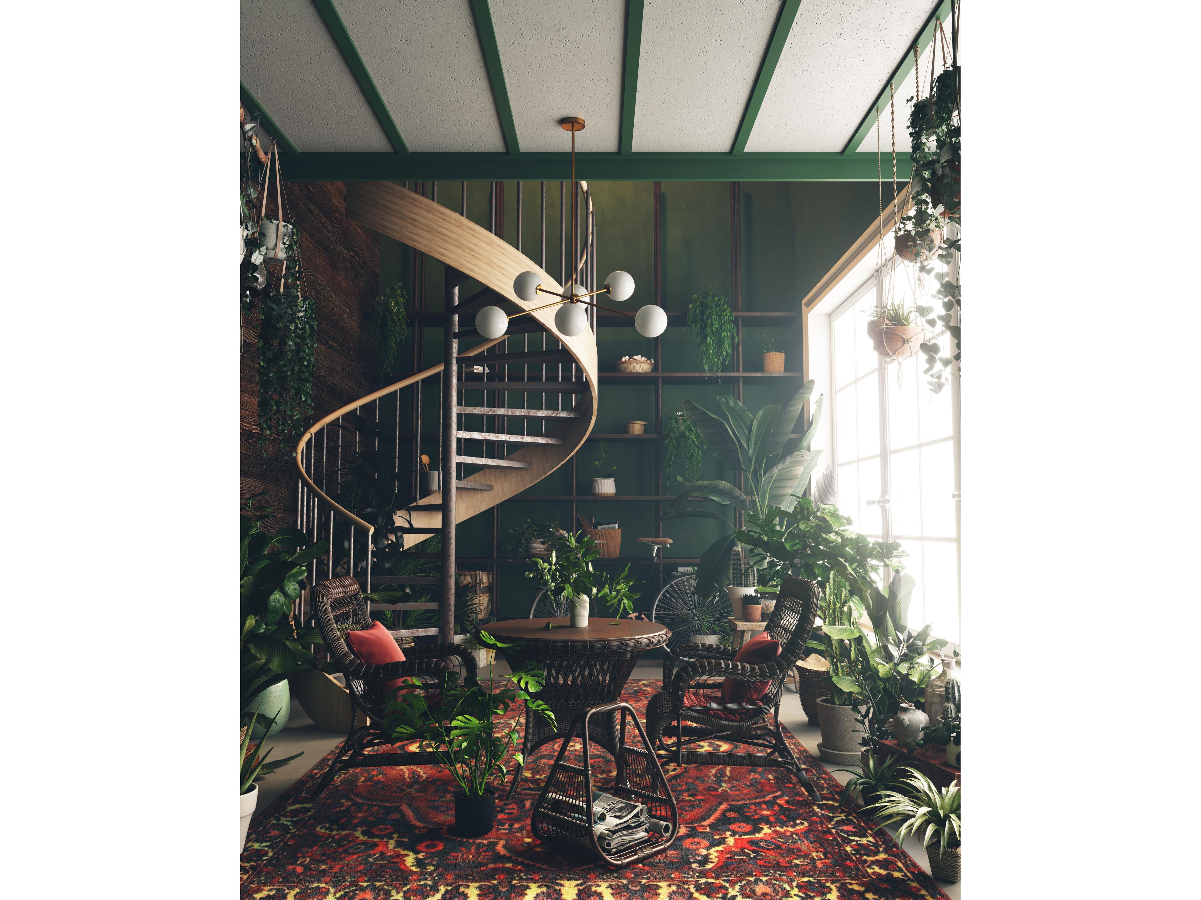 Alora Mood Cassia 6-Light Aged Gold Globe Sputnik Chandelier