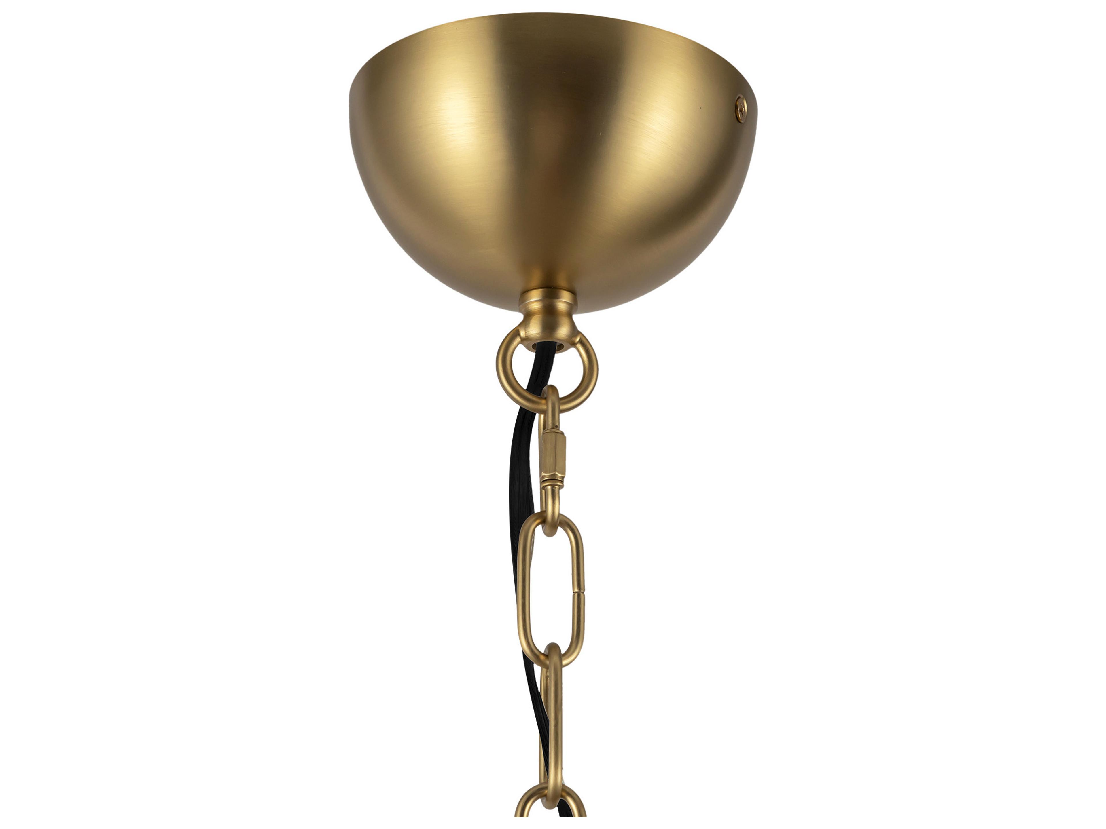 Alora Mood Effie 4-Light Brushed Gold Chandelier