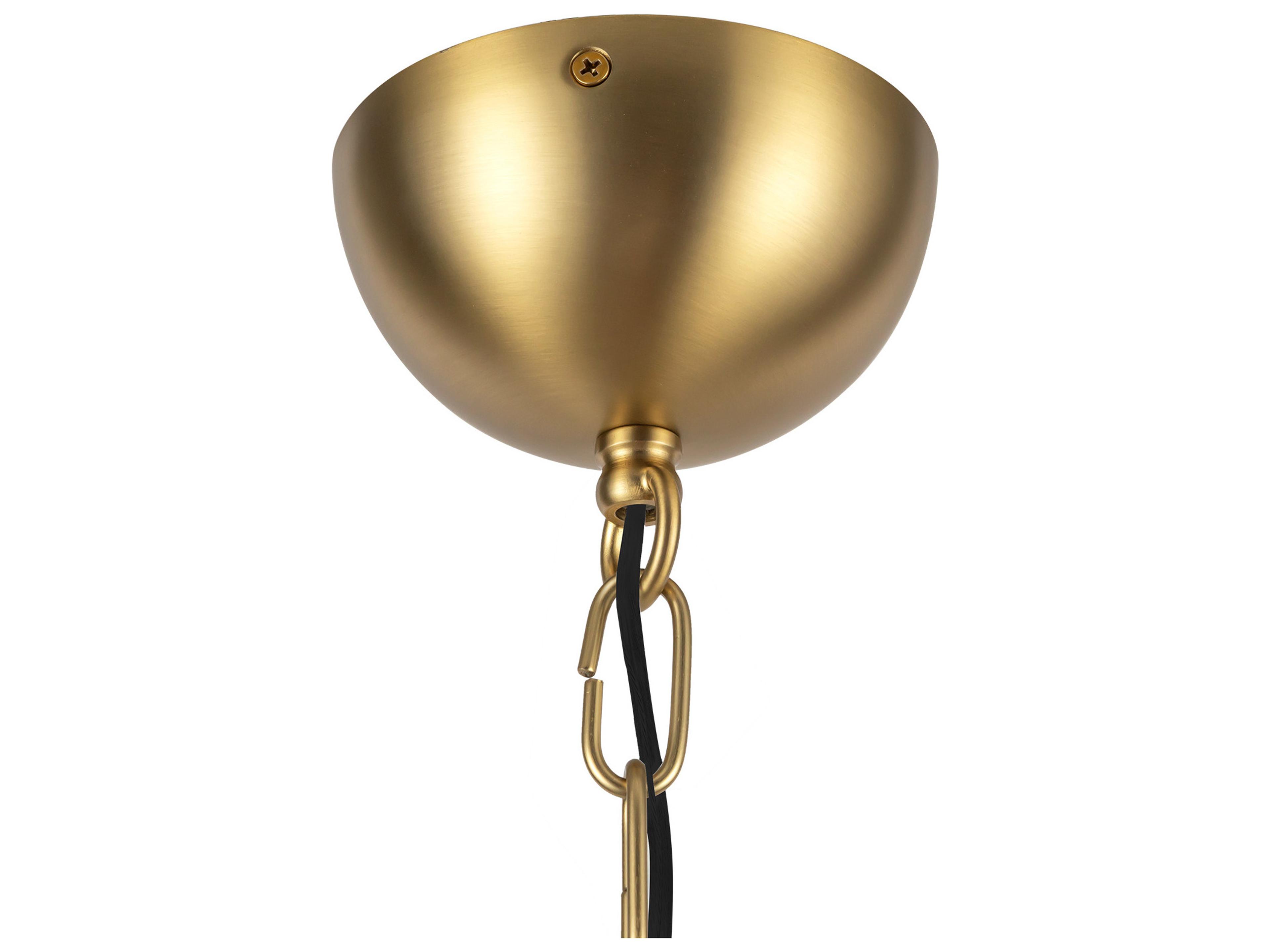 Alora Mood Effie 4-Light Brushed Gold Chandelier