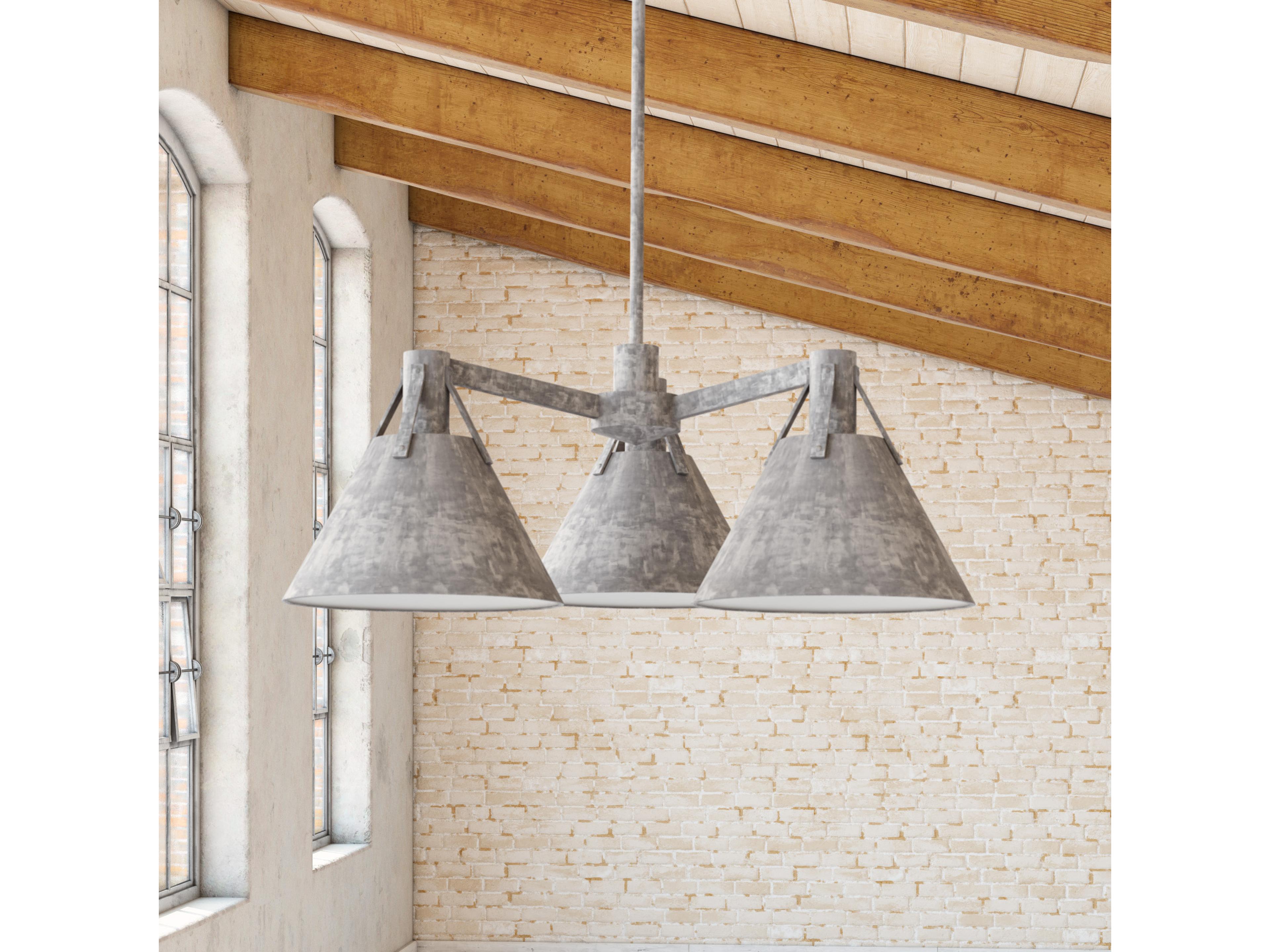 Alora Mood Archer 3-Light Steel Geometric Chandelier