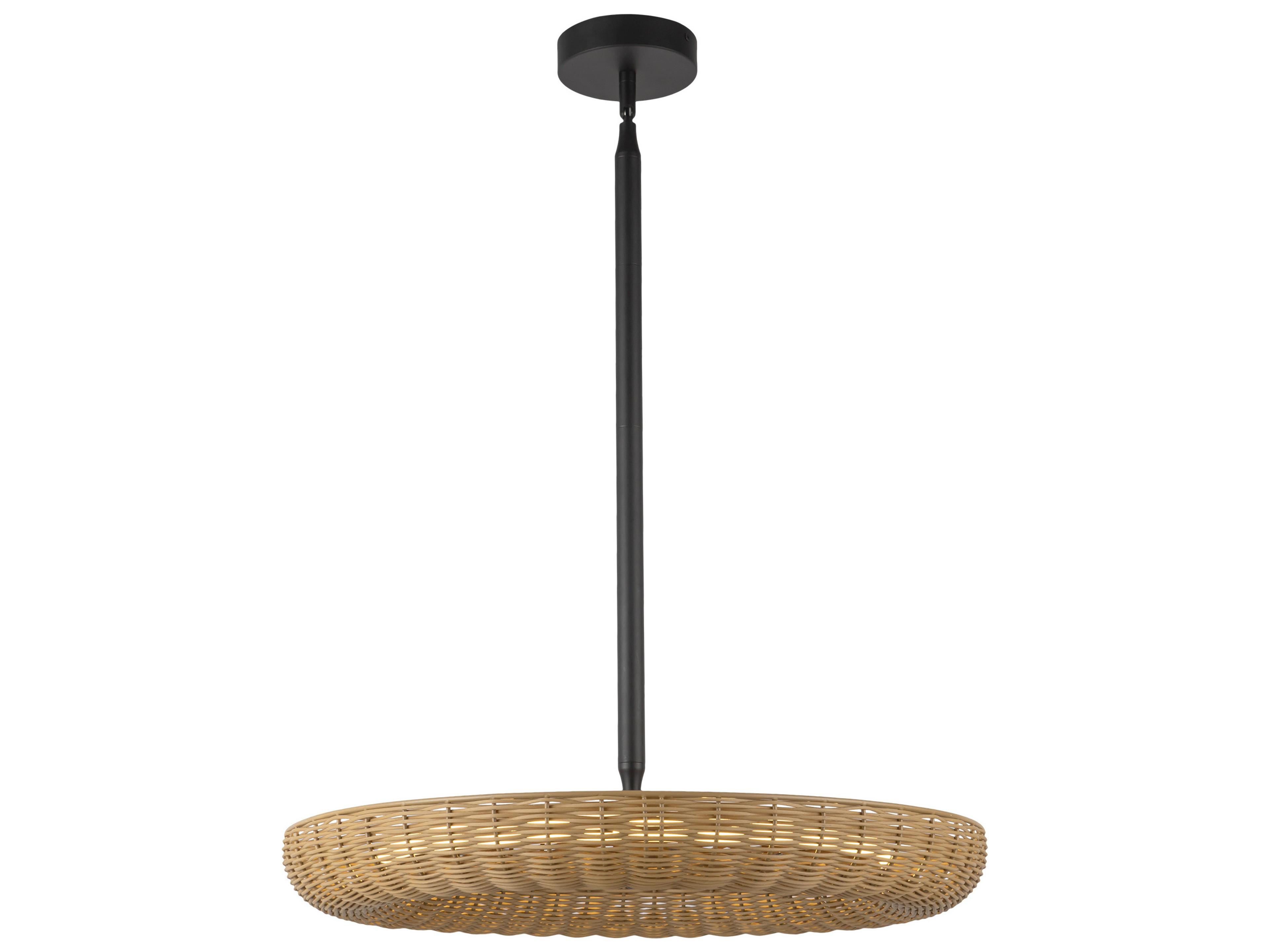 Alora Mood Maris Matte Black Round Chandelier