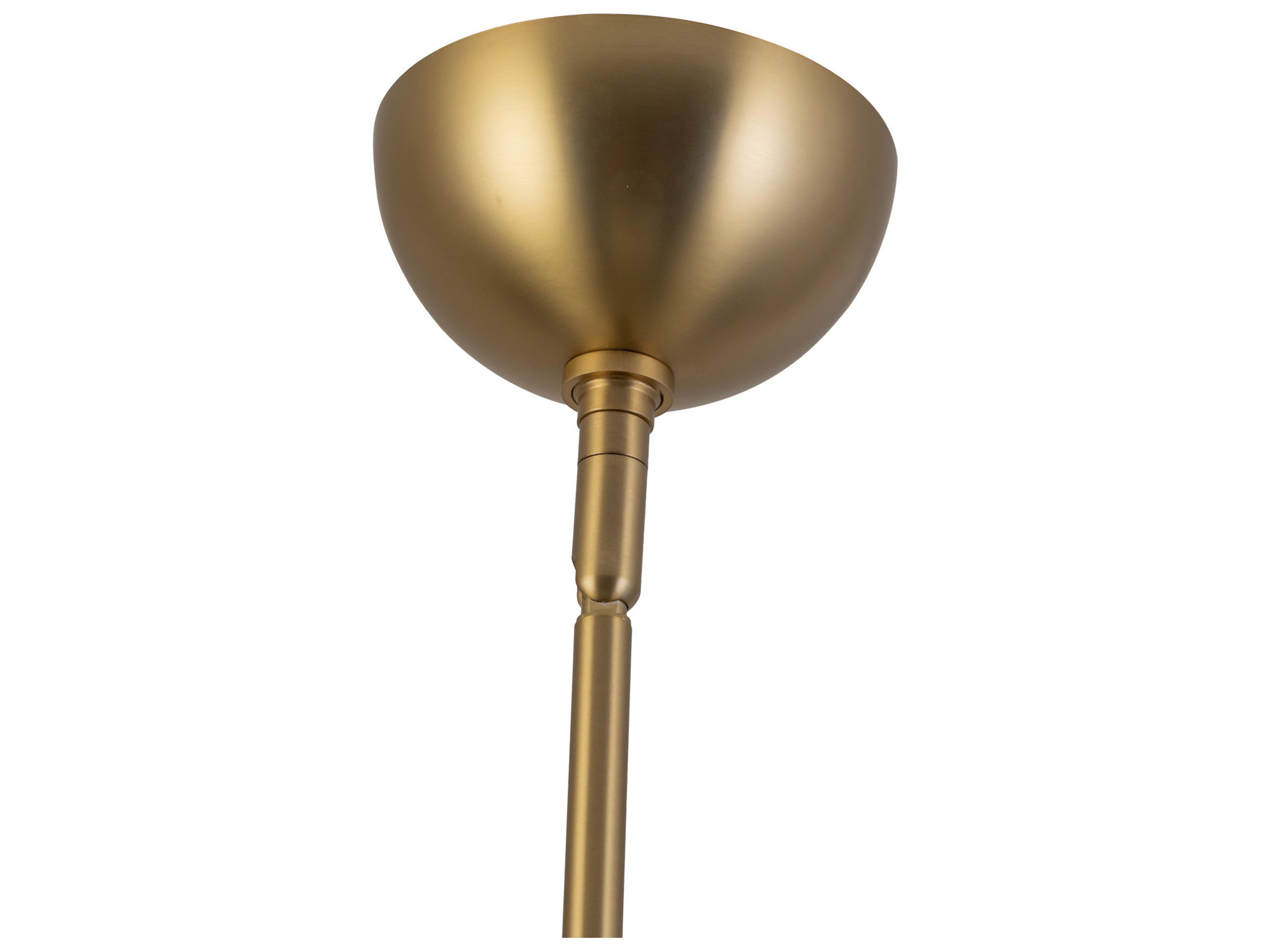 Alora Mood Rosemary 5-Light Brushed Gold Empire Chandelier