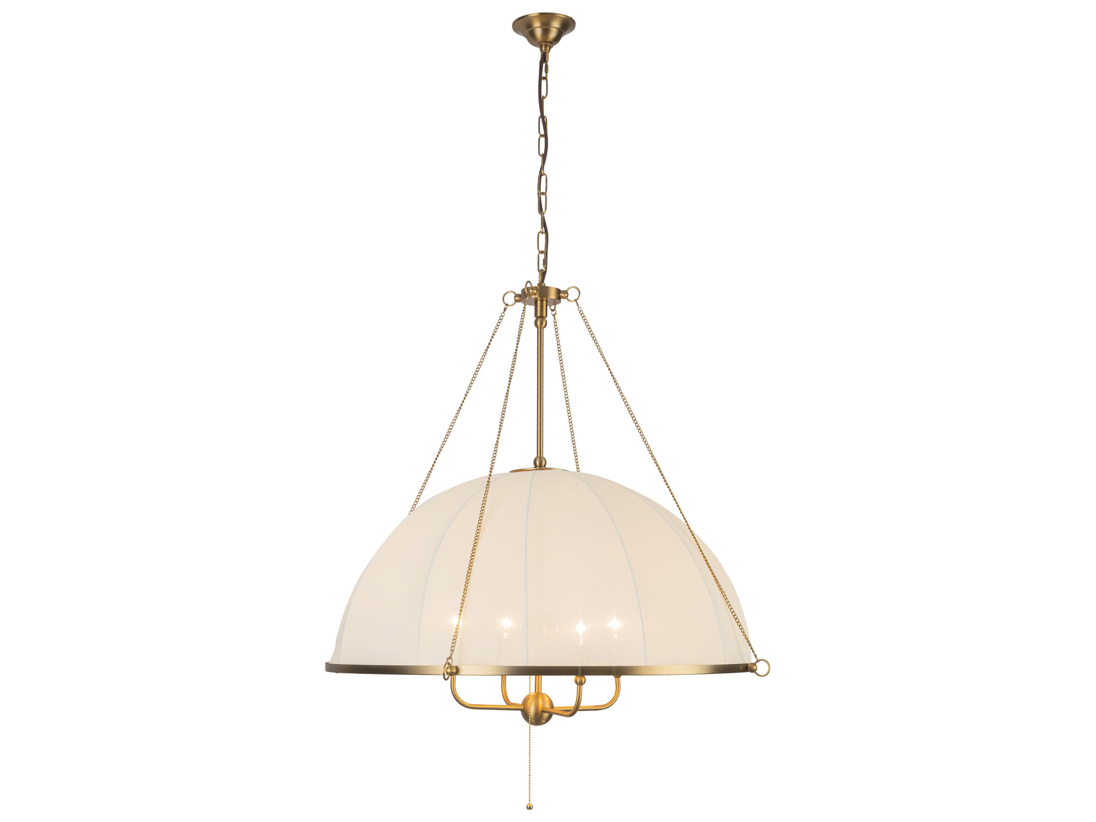 Crosby 4 Light 33 Inch Brushed Gold Chandelier