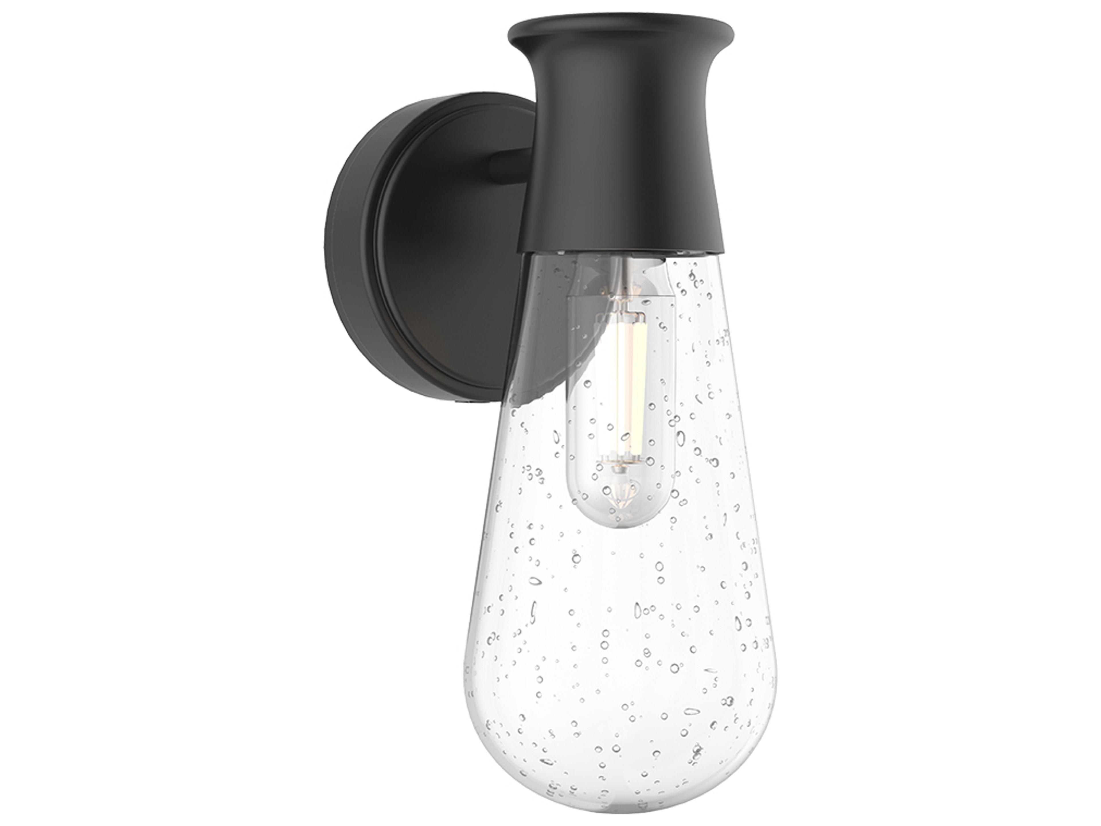 Marcel Outdoor Wall Sconce Textured Black