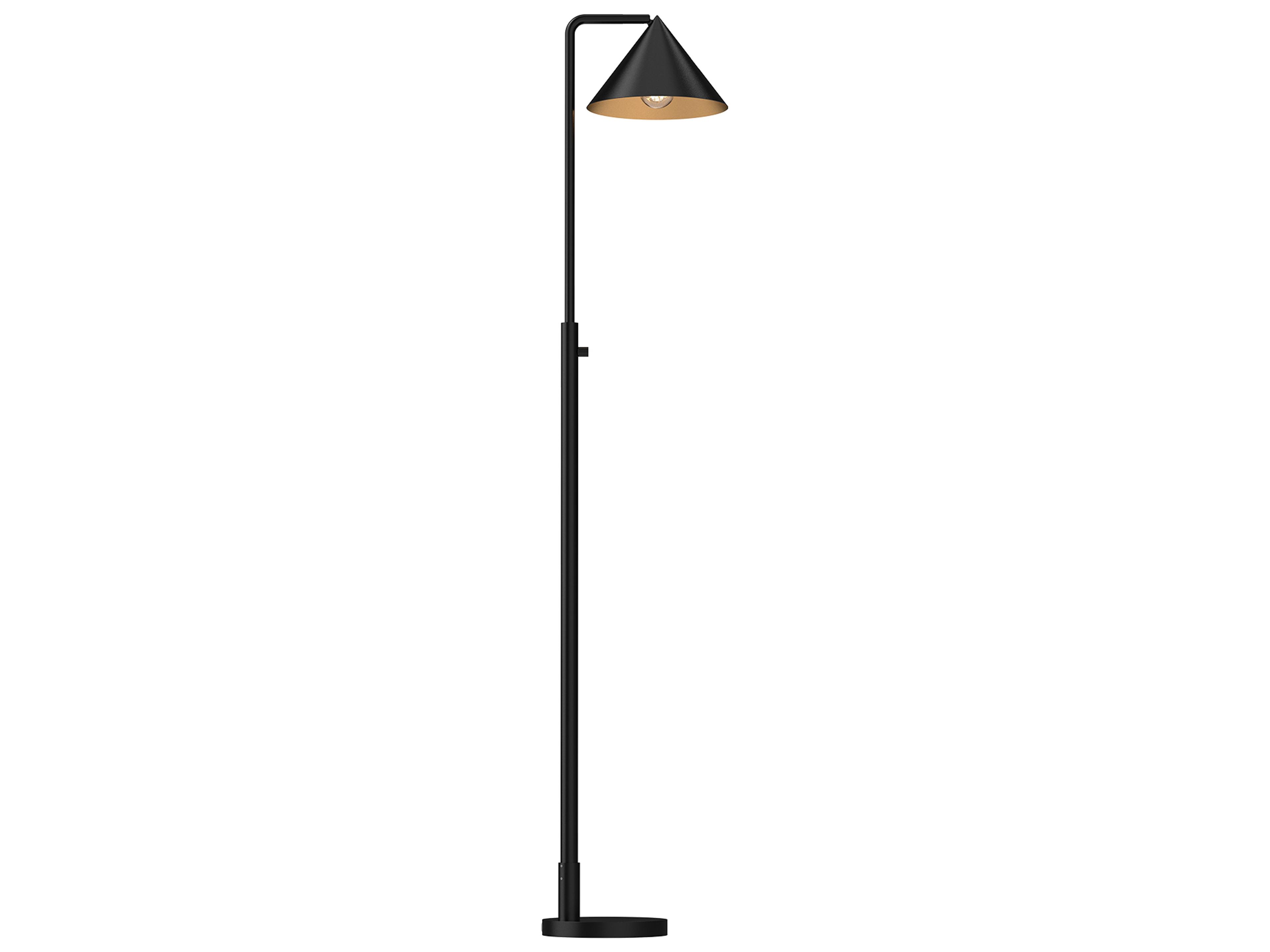 Remy Floor Lamp Modern Matte Black
