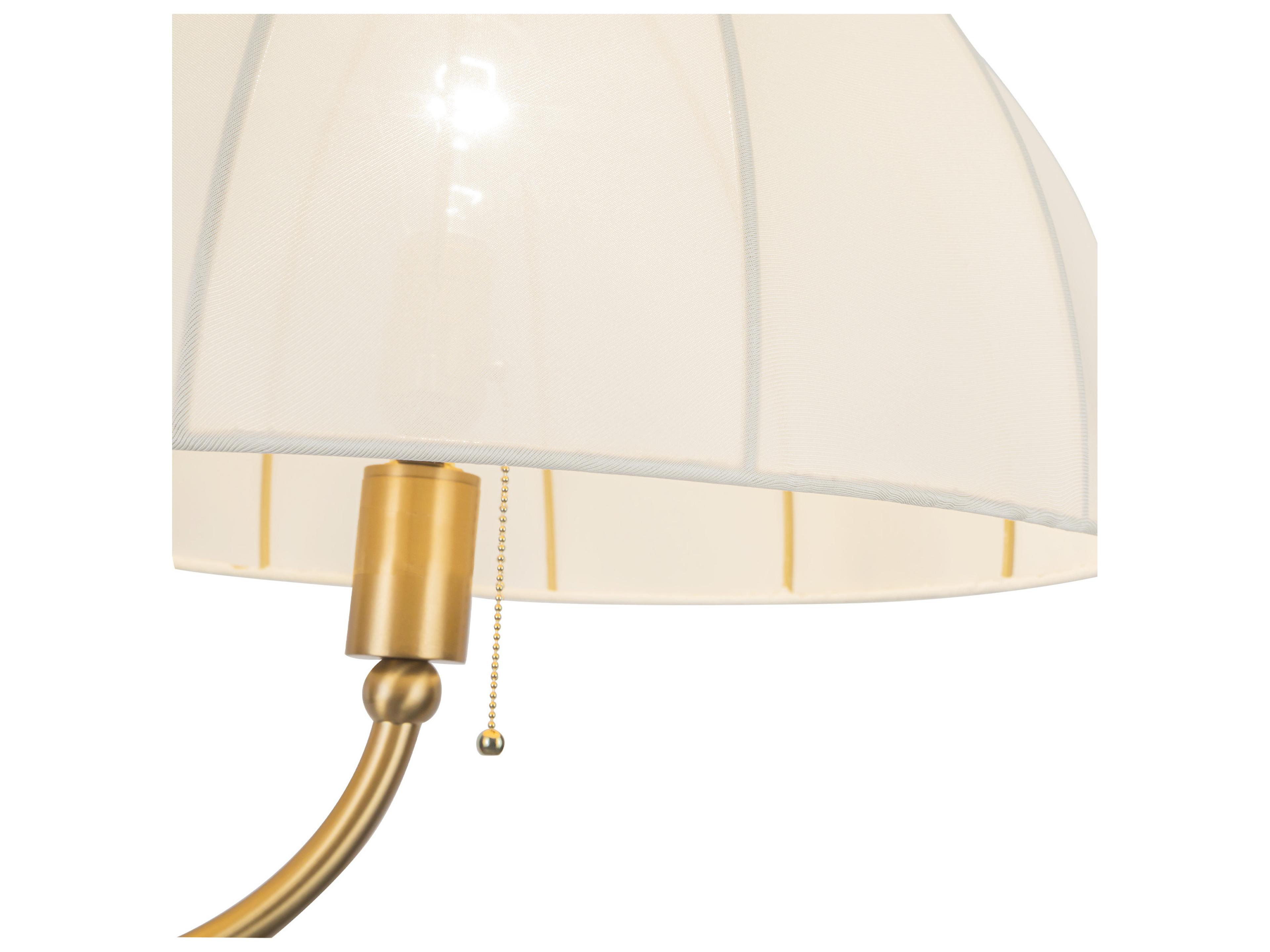 Alora Mood Crosby Brushed Gold Floor Lamp