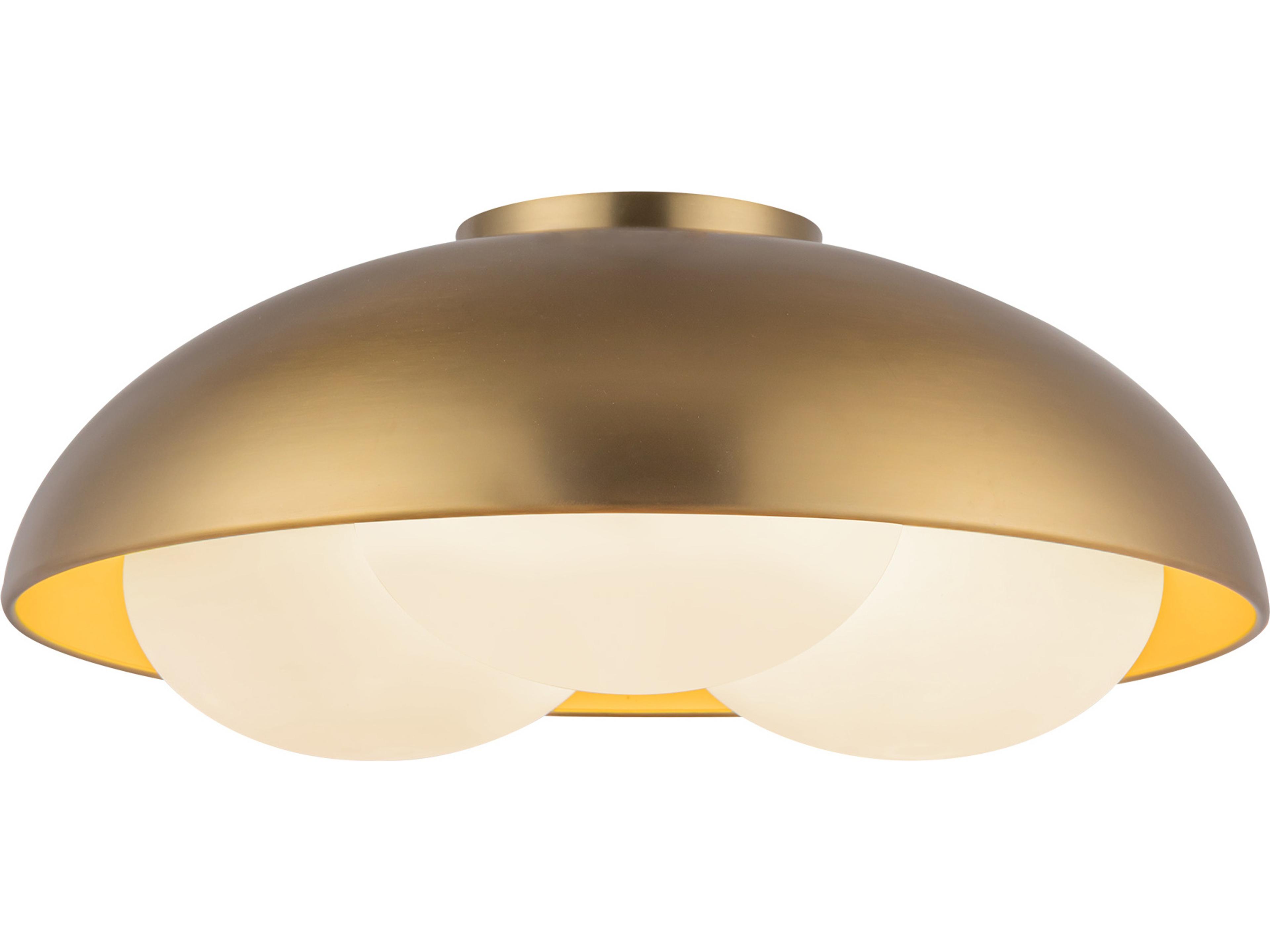 Robyn Flush Mount Ceiling Light in Brushed Gold