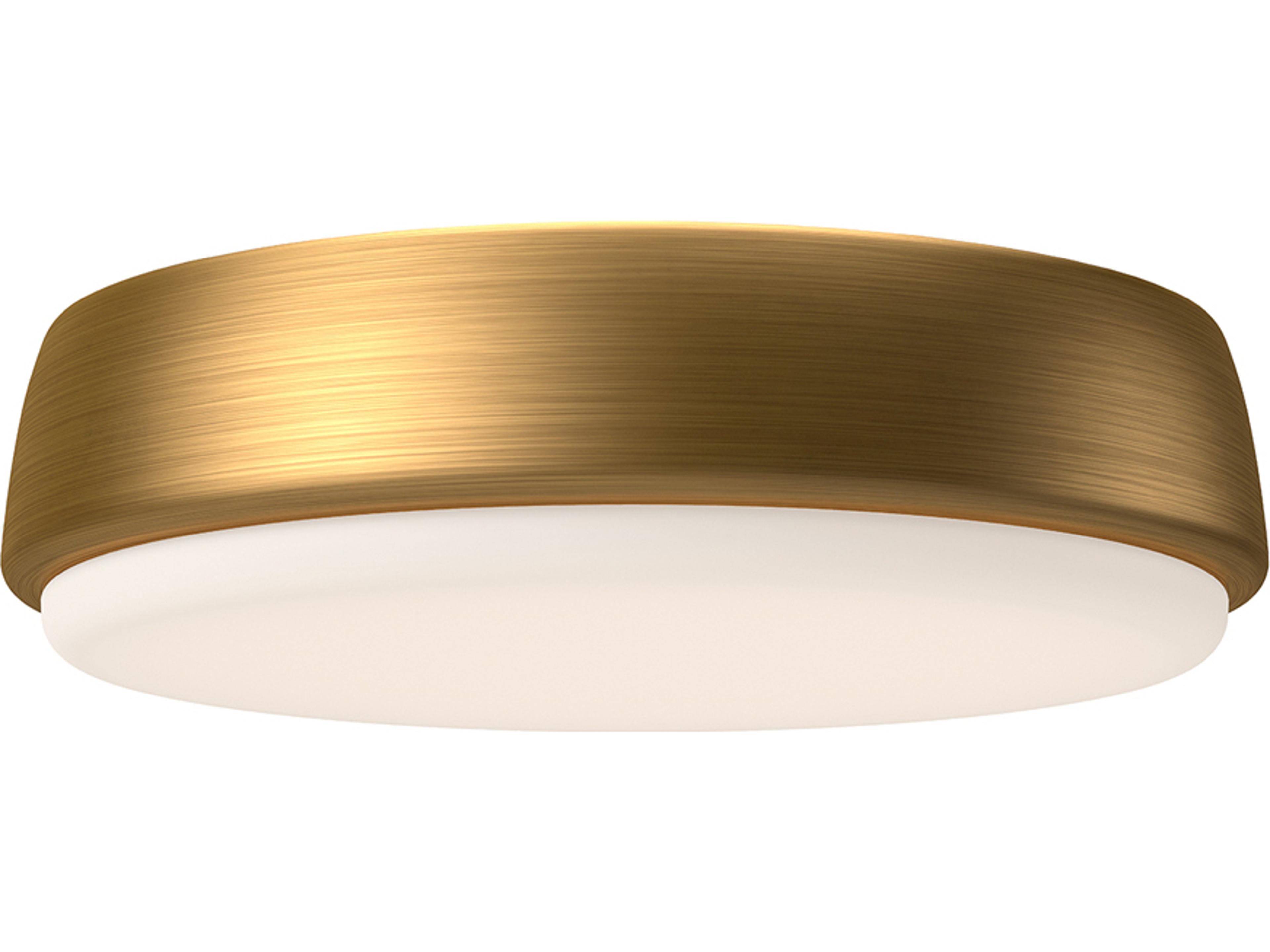 Laval LED Flush Mount Aged Gold Modern Light