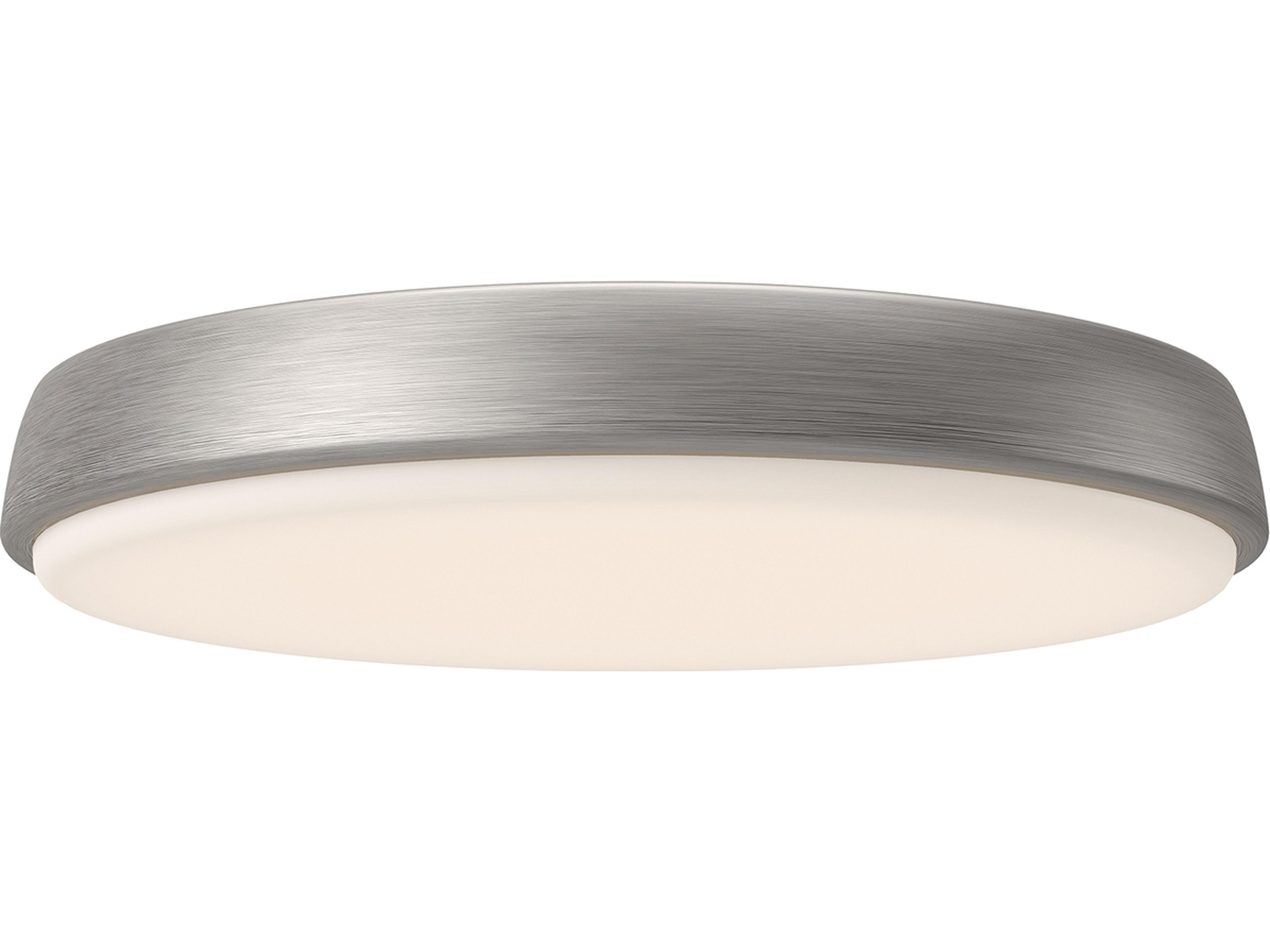 Laval LED Flush Mount Ceiling Light 15-Inch Brushed Nickel