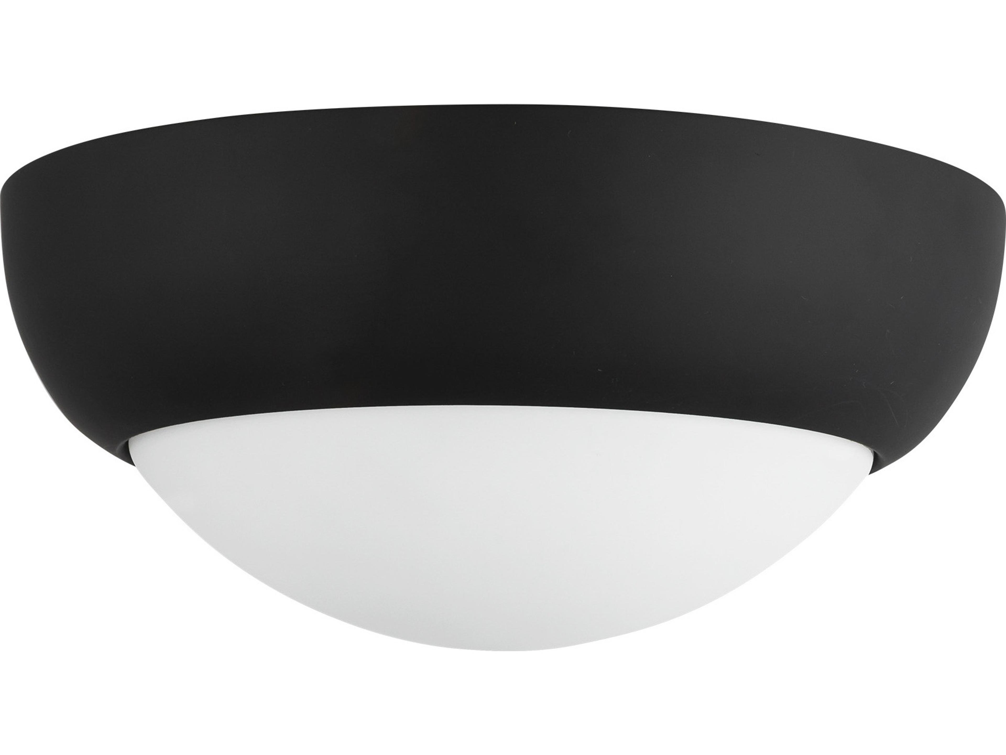 Alora Mood Rubio 2-Light Matte Black Bowl Flush Mount