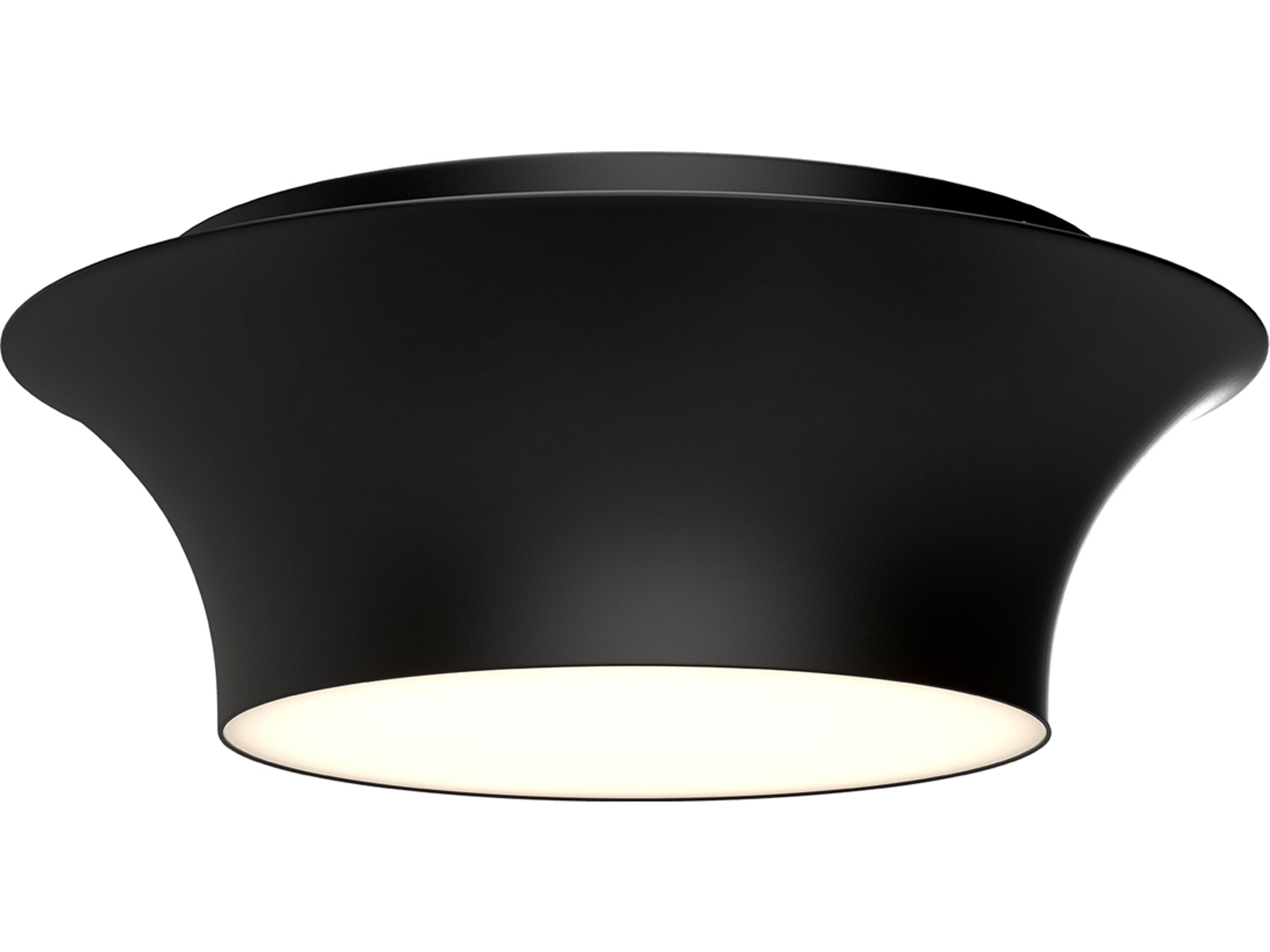 Emiko Flush Mount Ceiling Light Matte Black Modern
