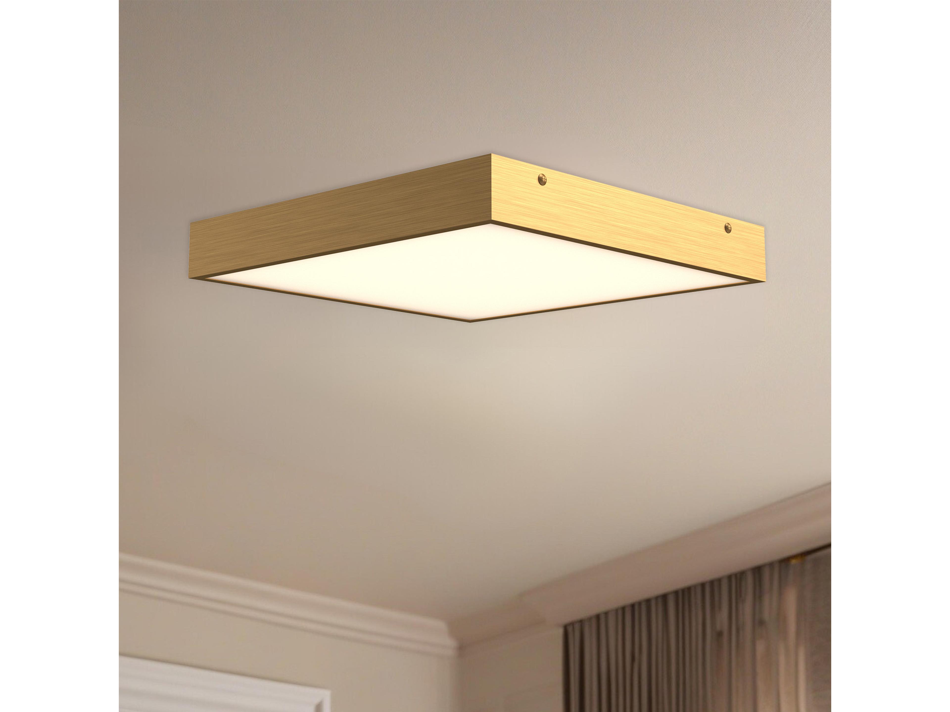 Alora Mood Sydney Aged Gold Flush Mount