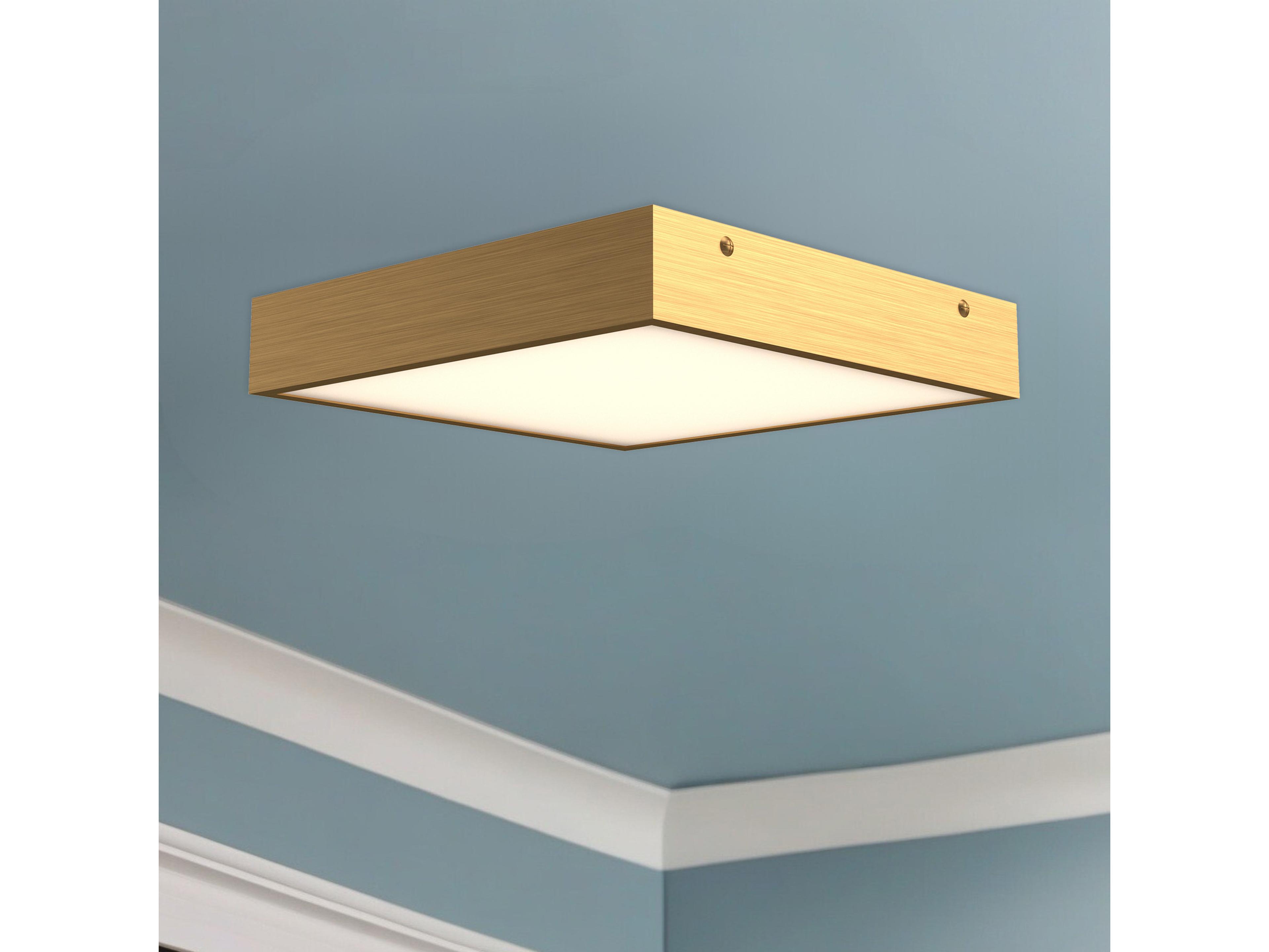Alora Mood Sydney Aged Gold Flush Mount