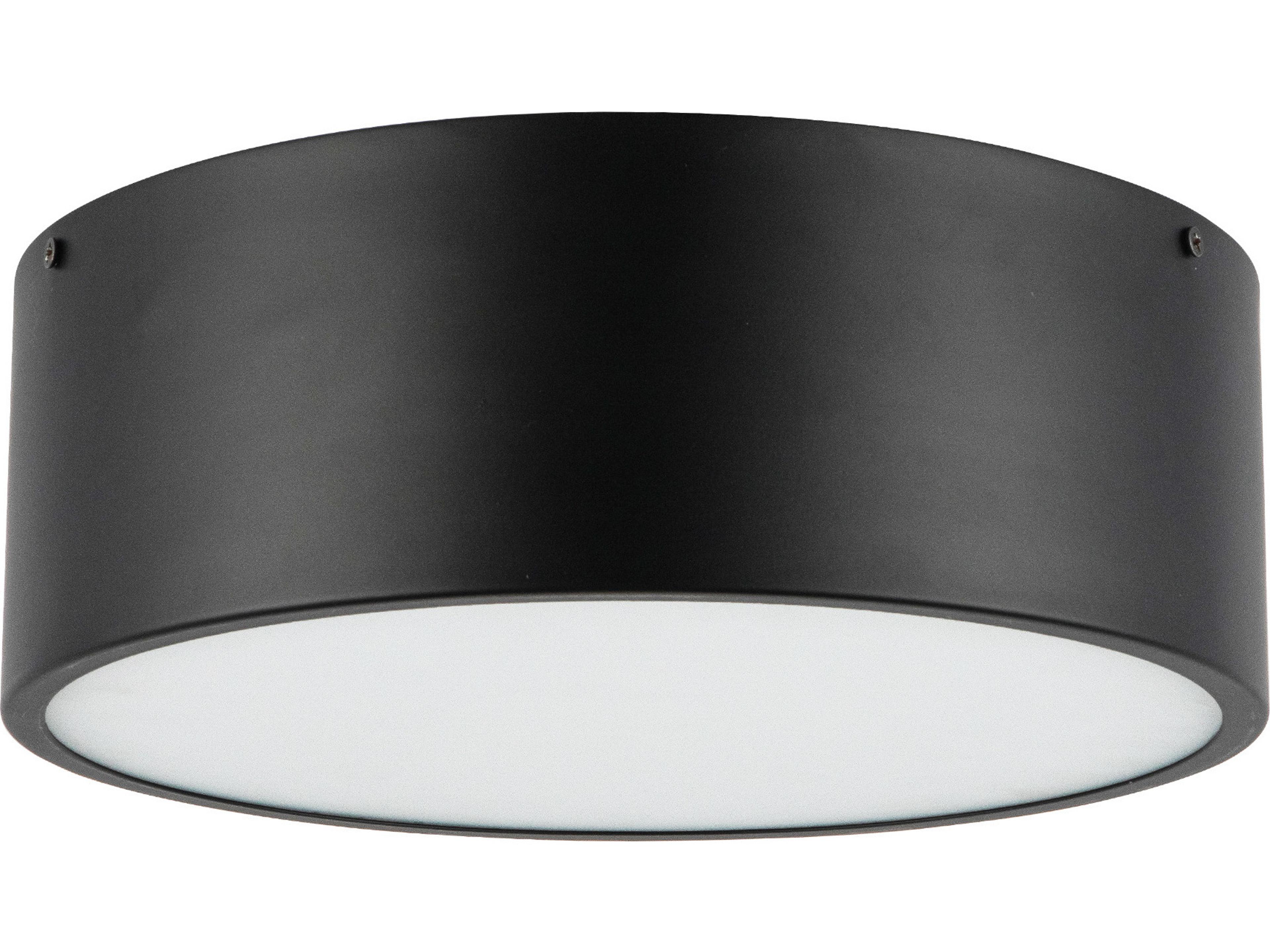 Alora Mood Brisbane 2-Light Matte Black Flush Mount