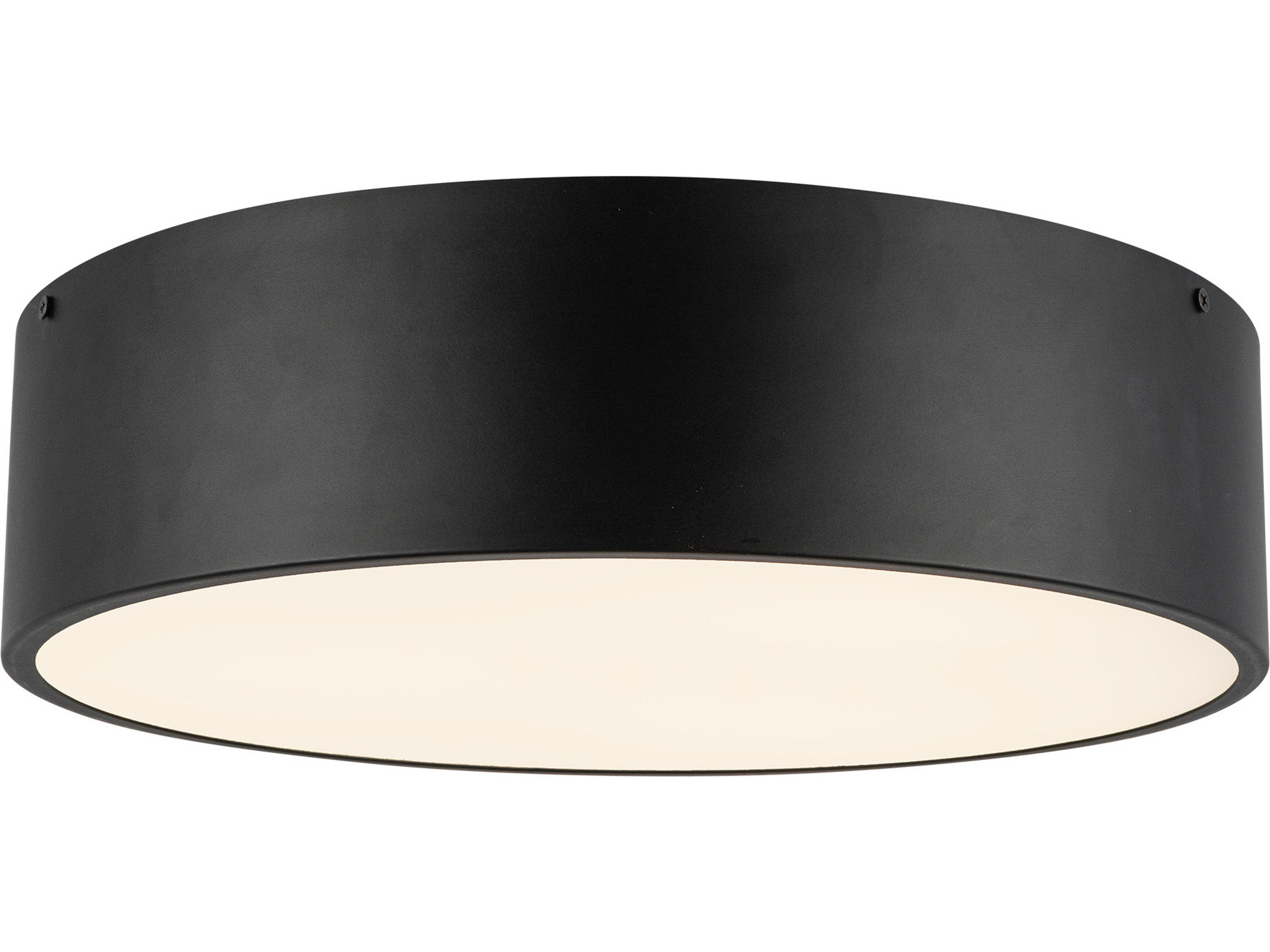 Alora Mood Brisbane 3-Light Matte Black Flush Mount
