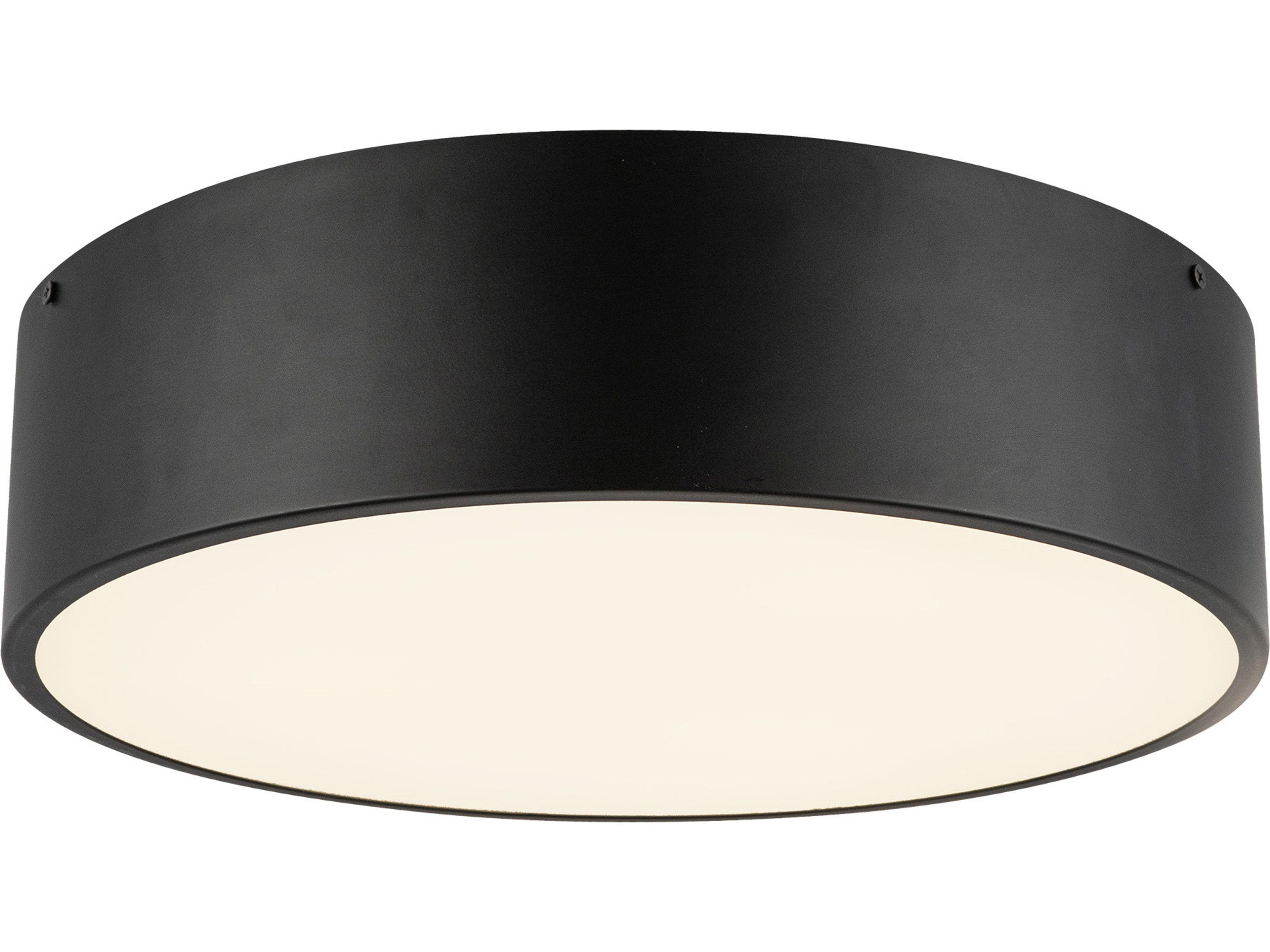Alora Mood Brisbane 3-Light Matte Black Flush Mount