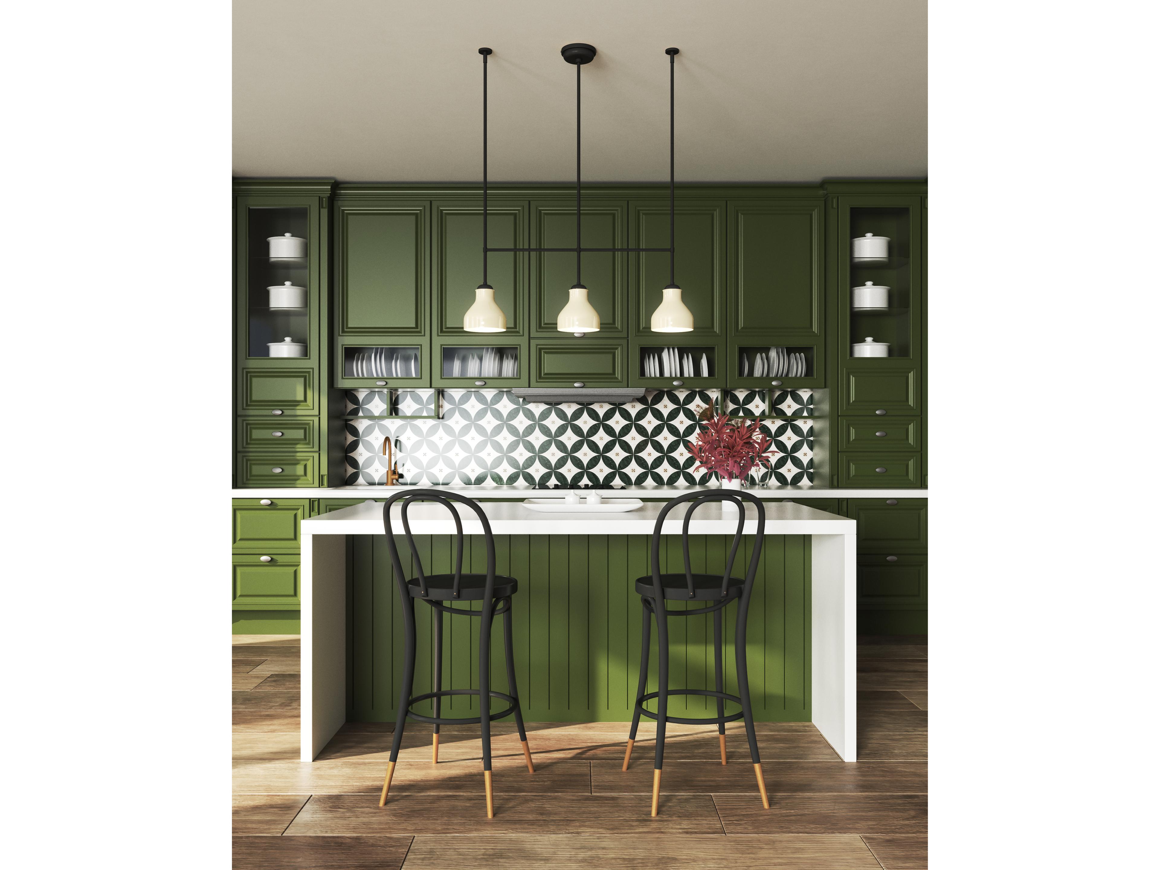 Alora Mood Westlake 3-Light Matte Black Island Pendant