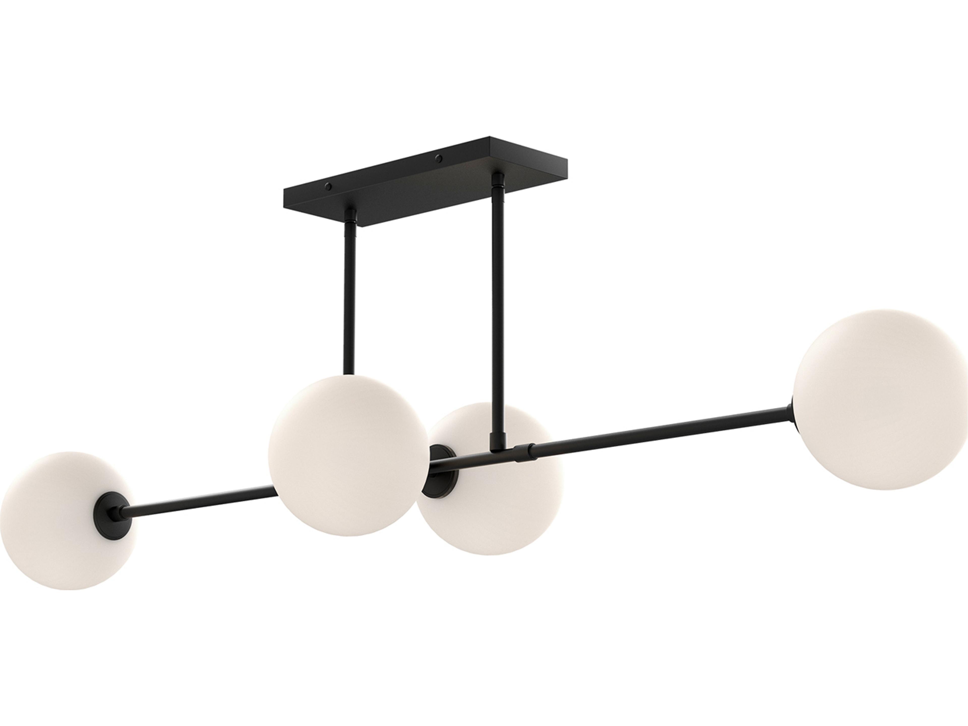 Cassia Linear Pendant Light Modern Matte Black