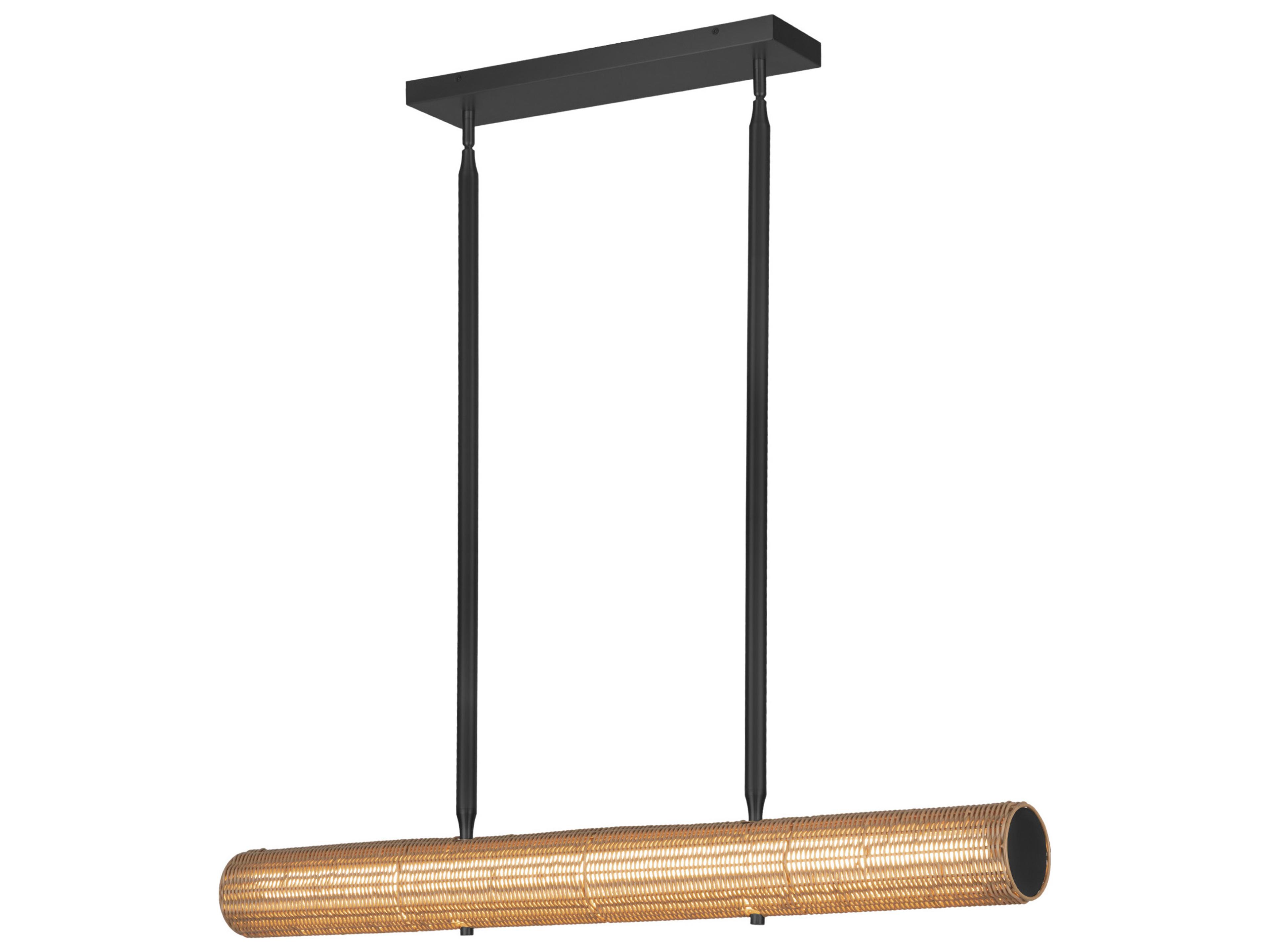 Alora Mood Maris Matte Black Linear Island Pendant