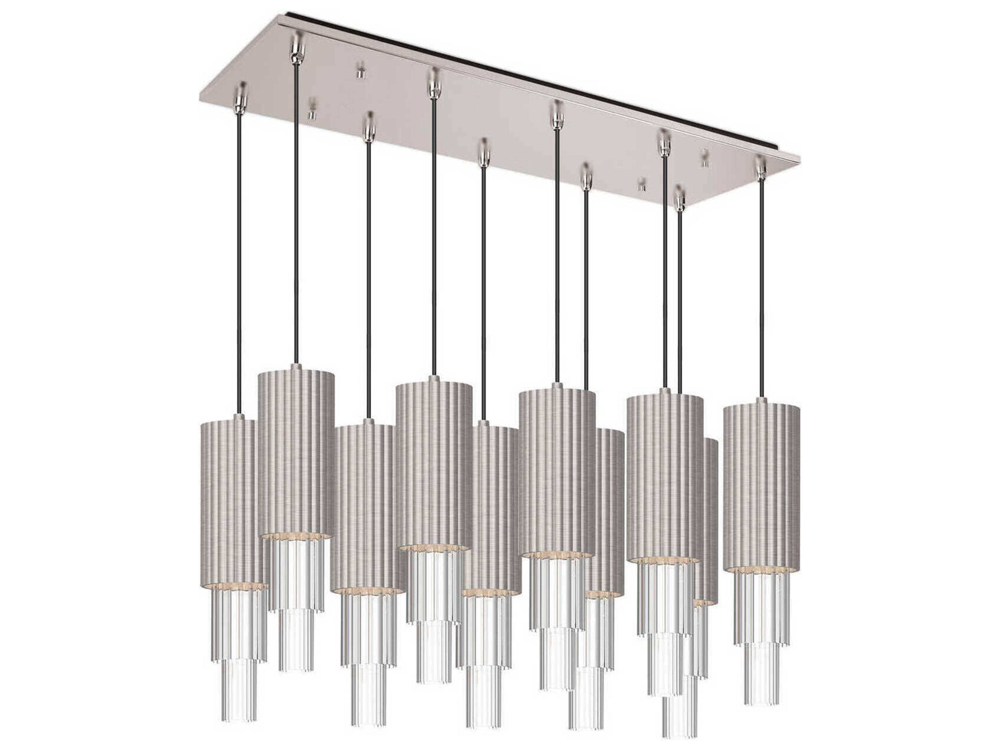 Bordeaux 10-Light Multi Pendant Modern Art Deco Chandelier