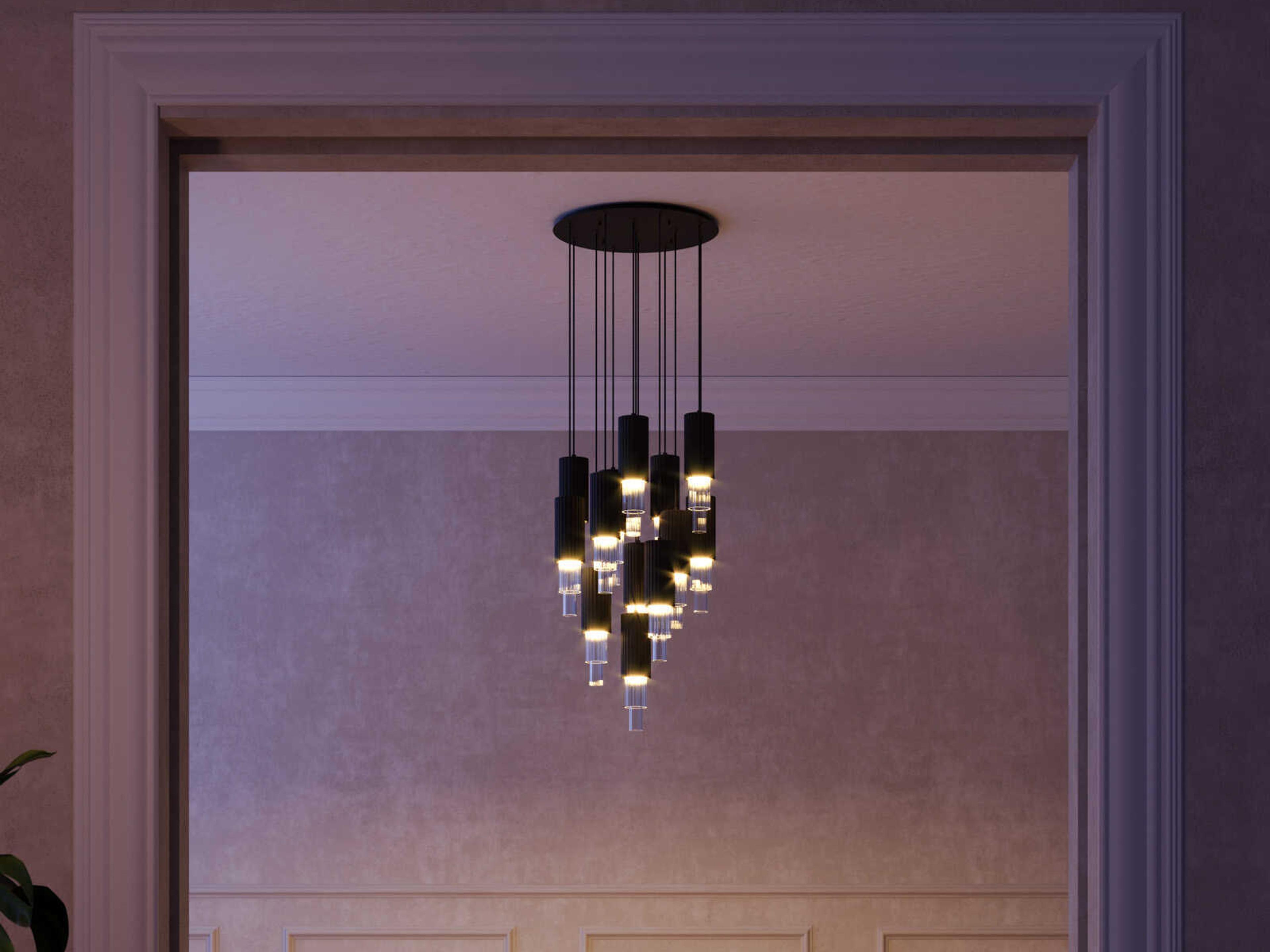 Alora Mood Bordeaux Matte Black Cylinder Pendant