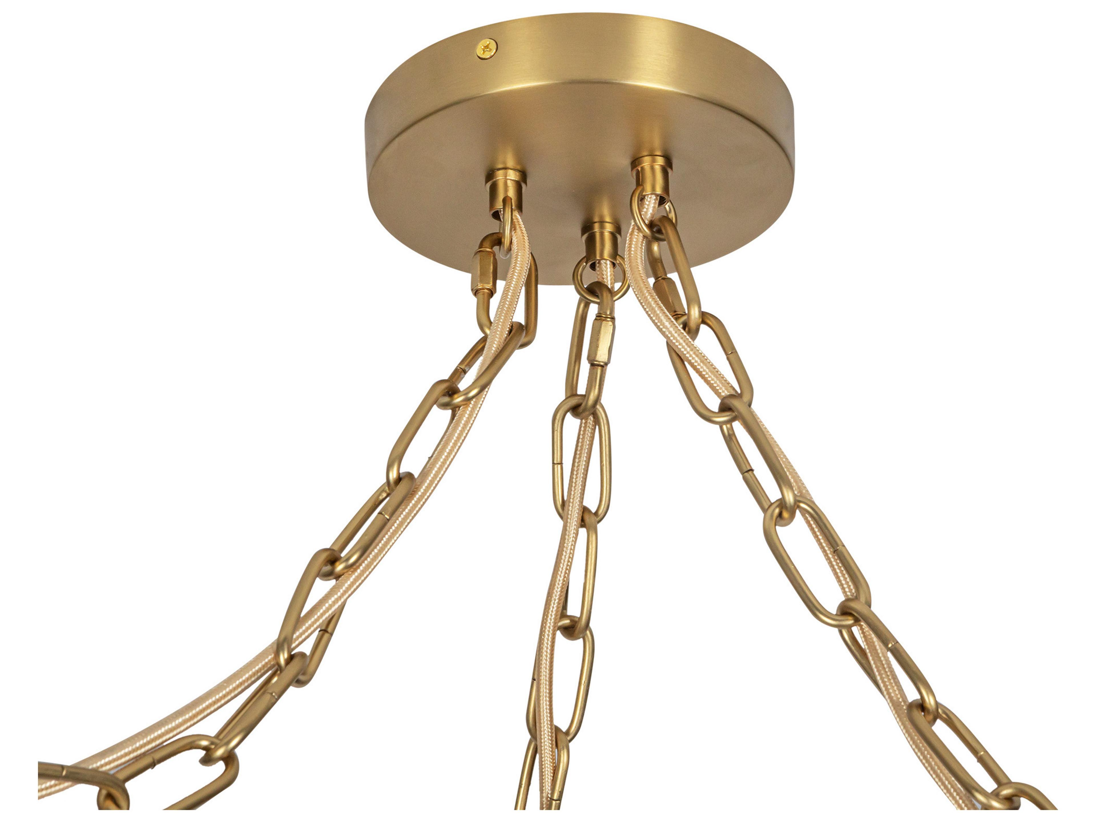 Alora Mood Cherise 3-Light Brushed Gold Mini Pendant
