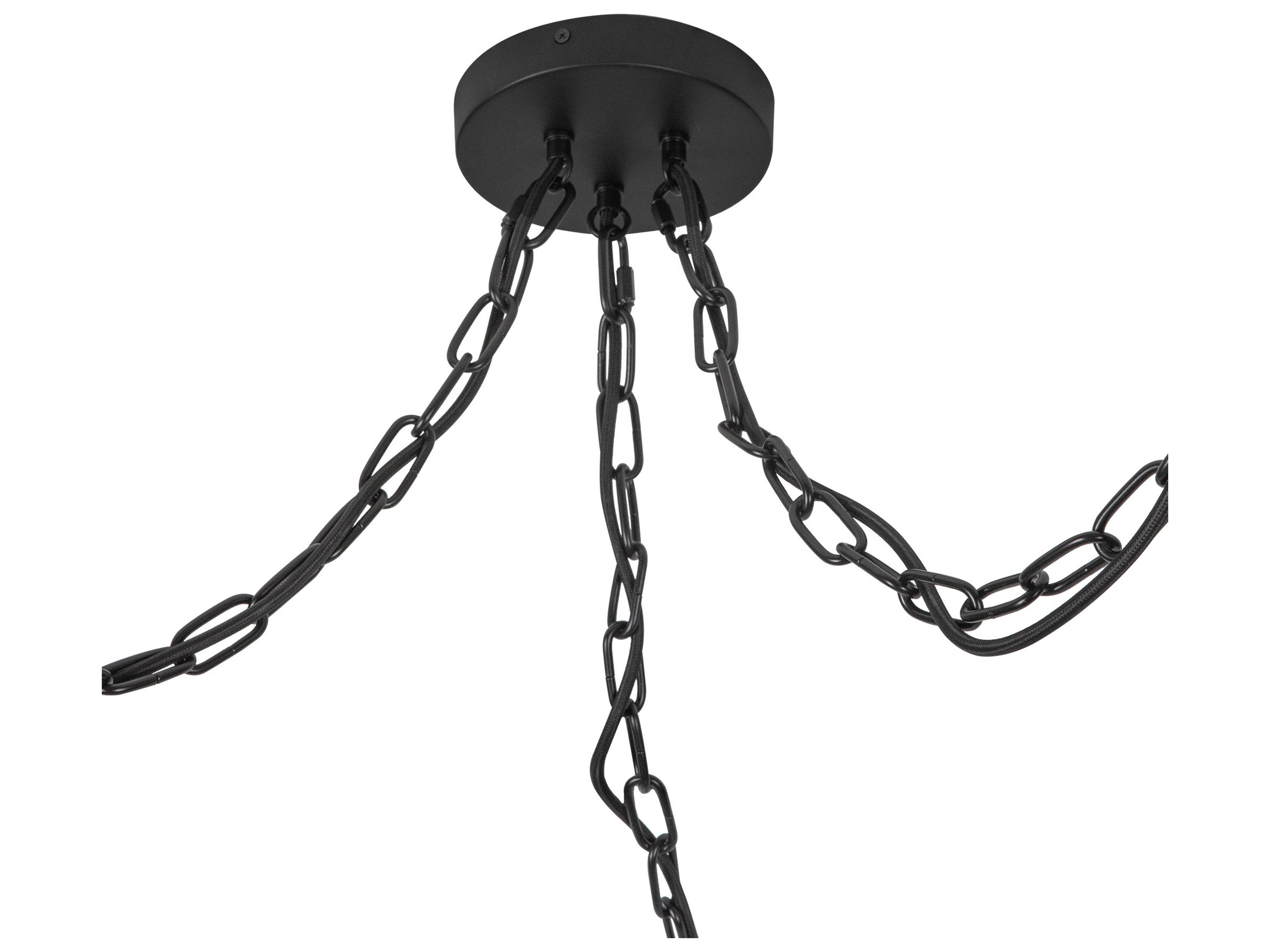 Alora Mood Cherise 3-Light Matte Black Mini Pendant