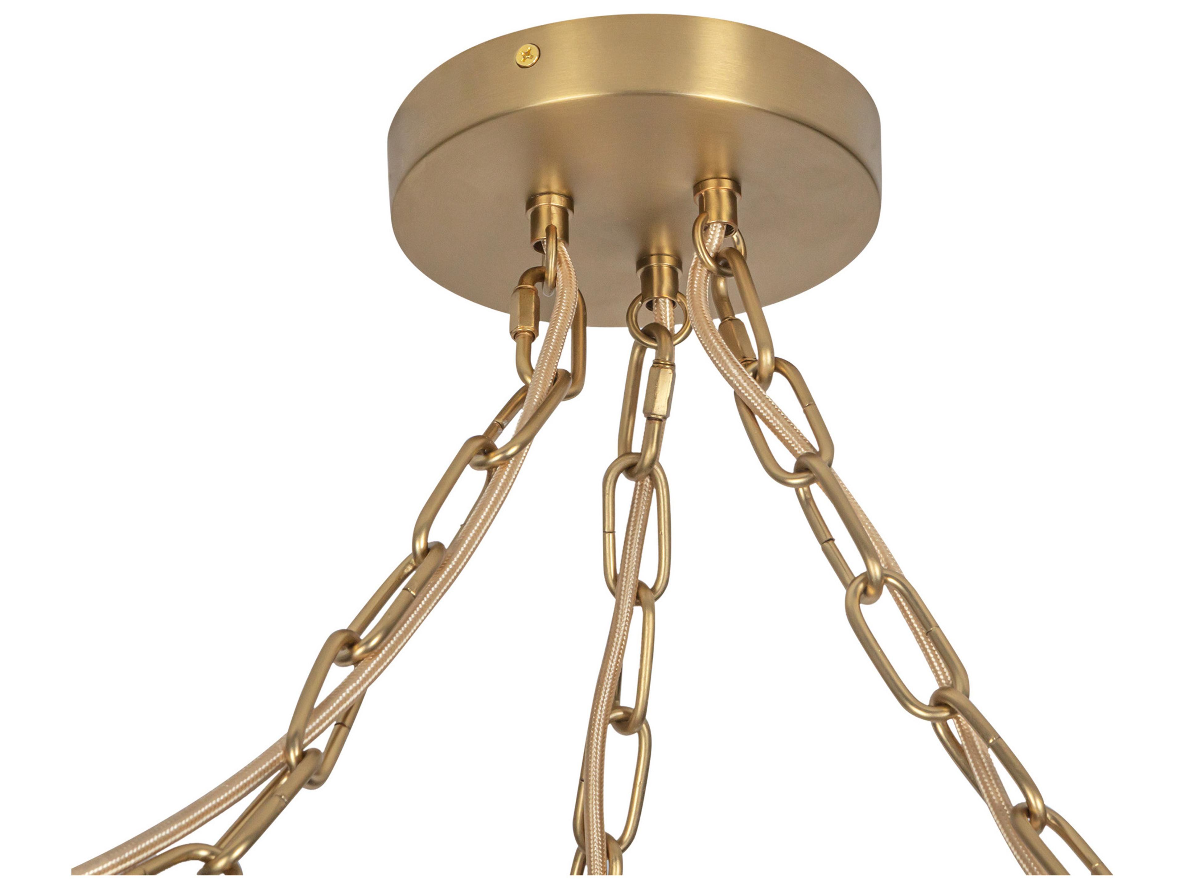 Alora Mood Cherise 3-Light Brushed Gold Mini Pendant
