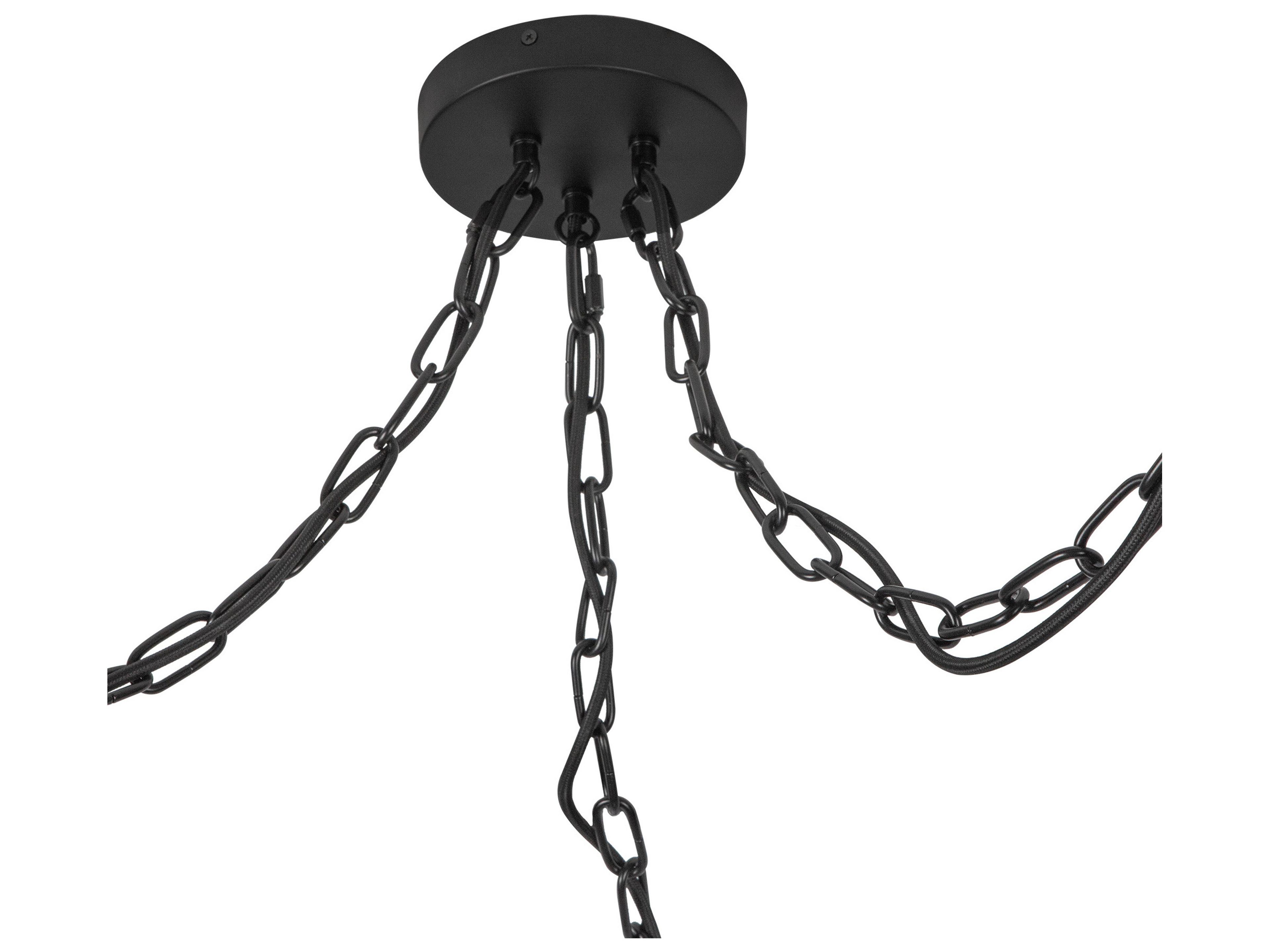 Alora Mood Cherise 3-Light Matte Black Mini Pendant