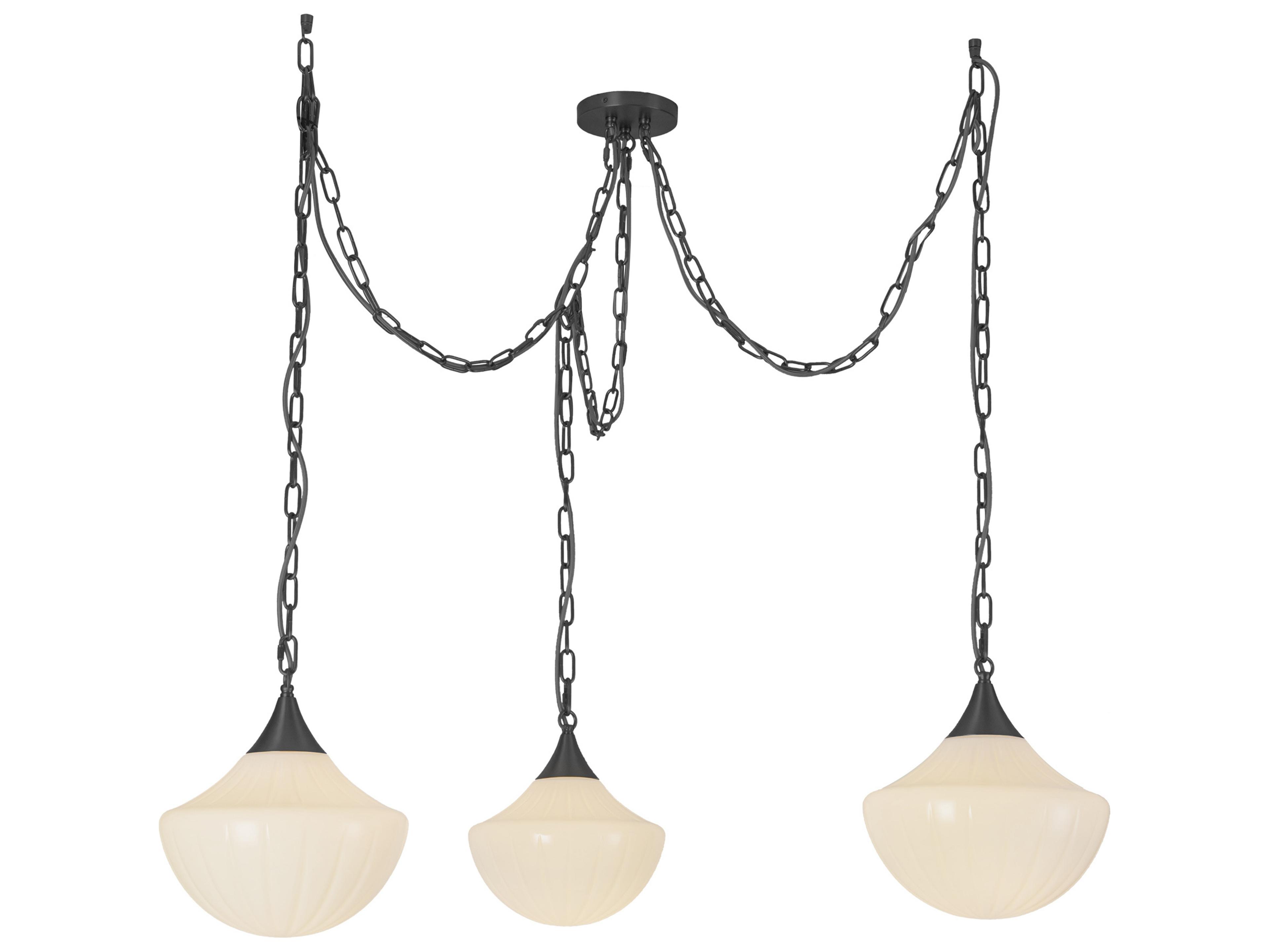 Farrah 3 Light Multi Pendant Modern Statement Lighting