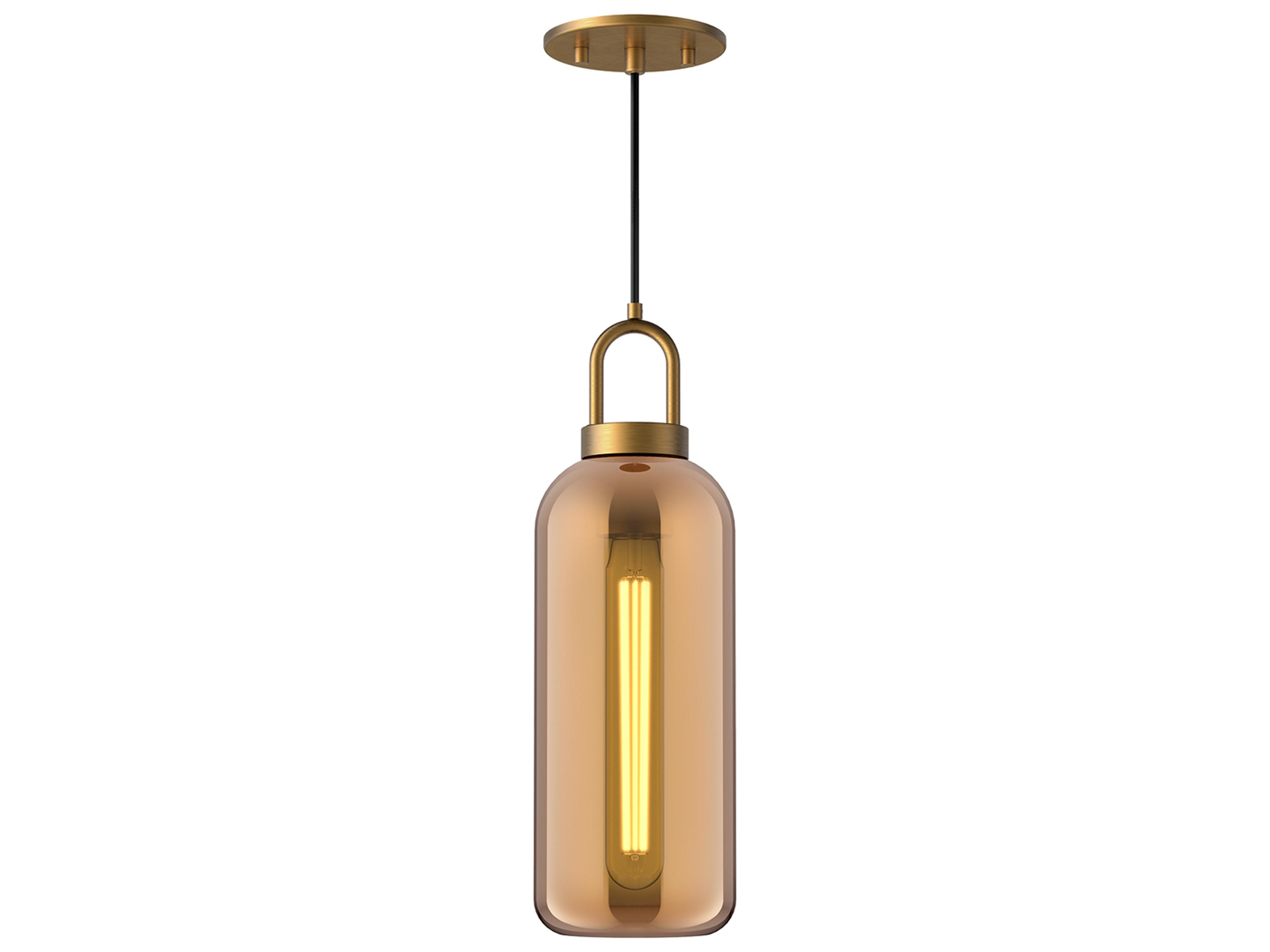 Soji Mini Pendant Light in Aged Gold