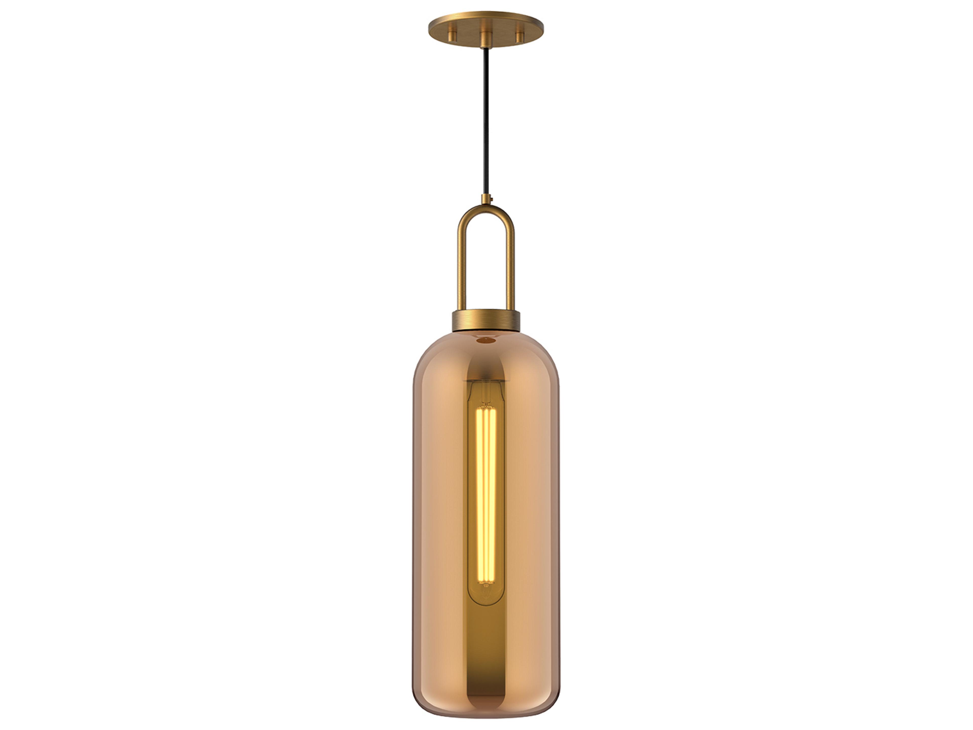 Soji Mini Pendant Lamp in Aged Gold