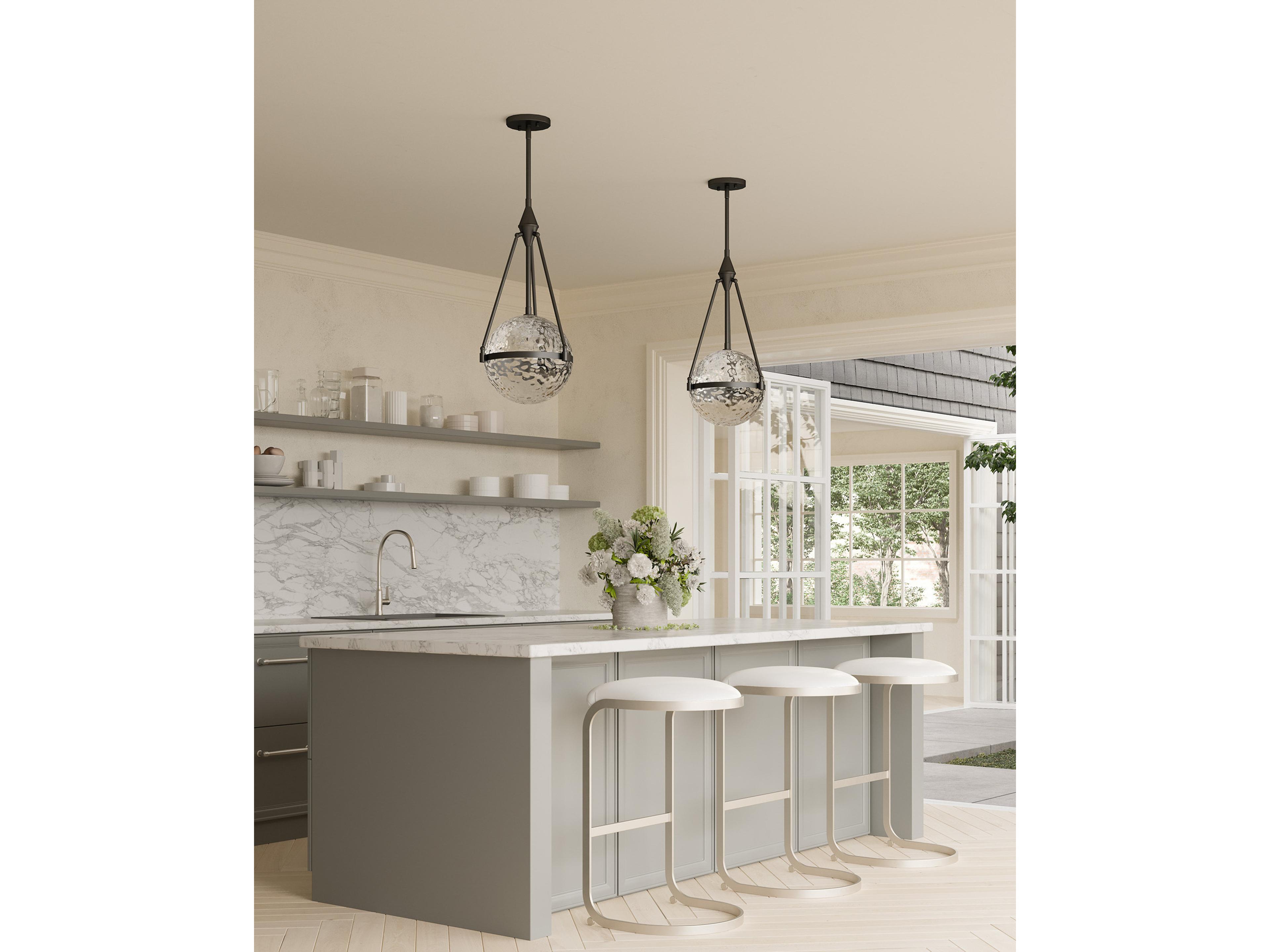 Alora Mood Harmony 4-Light Matte Black Globe Pendant