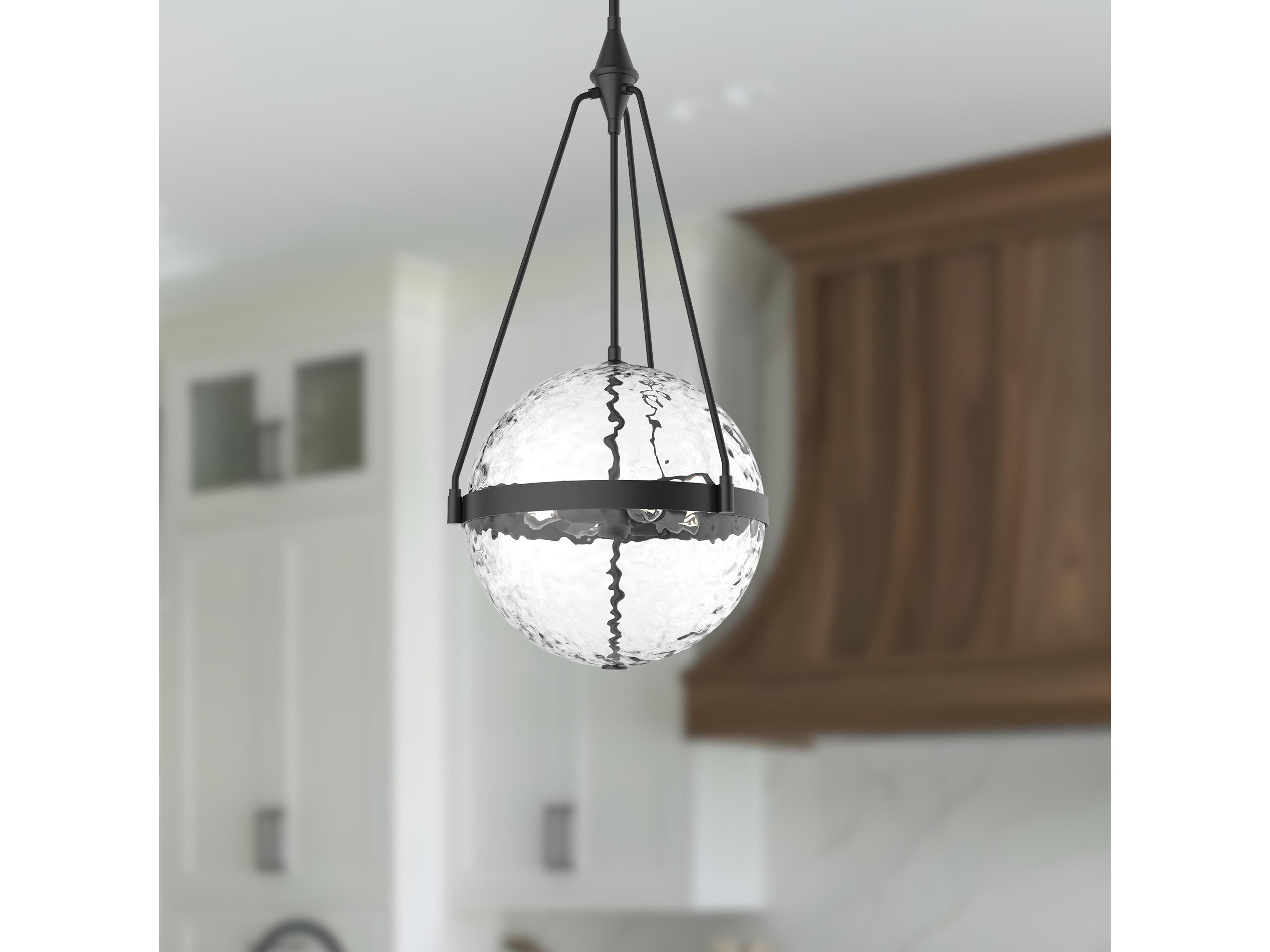 Alora Mood Harmony 4-Light Matte Black Globe Pendant