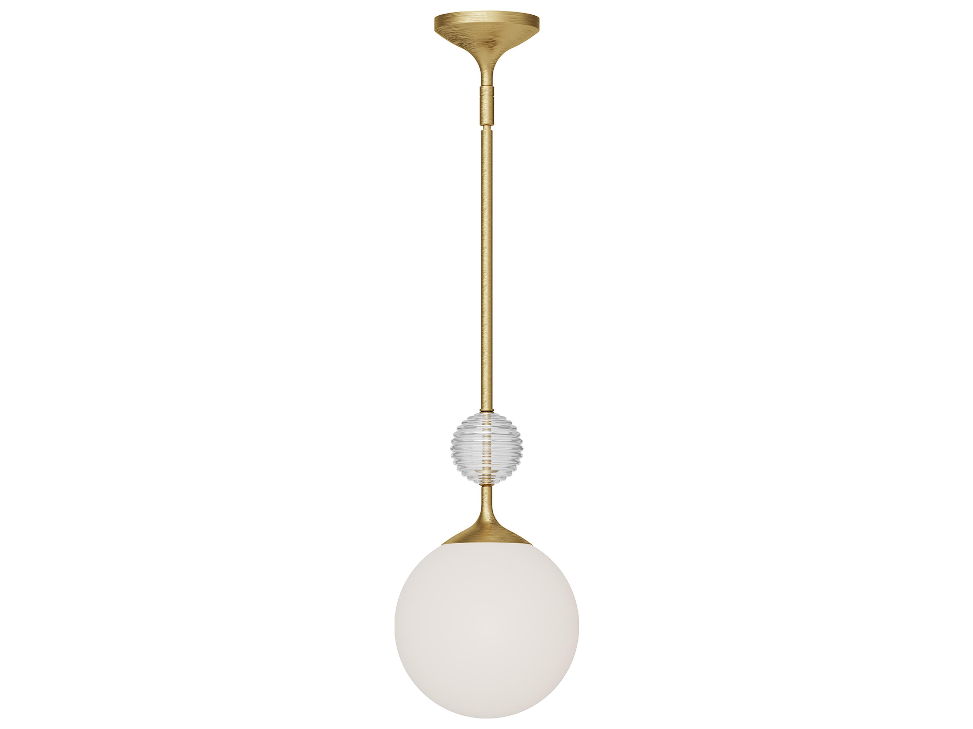 Celia Pendant Light Brushed Gold Modern Fixture