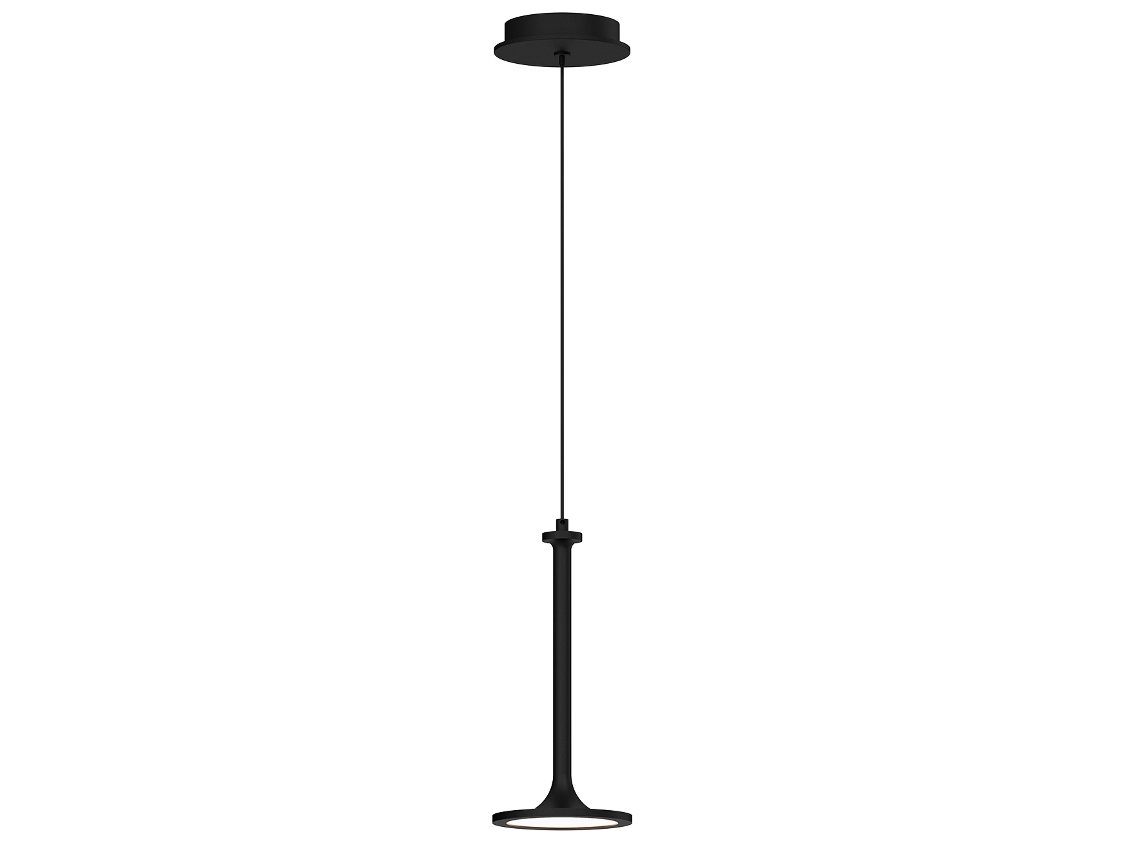 Issa LED Mini Pendant Light in Matte Black