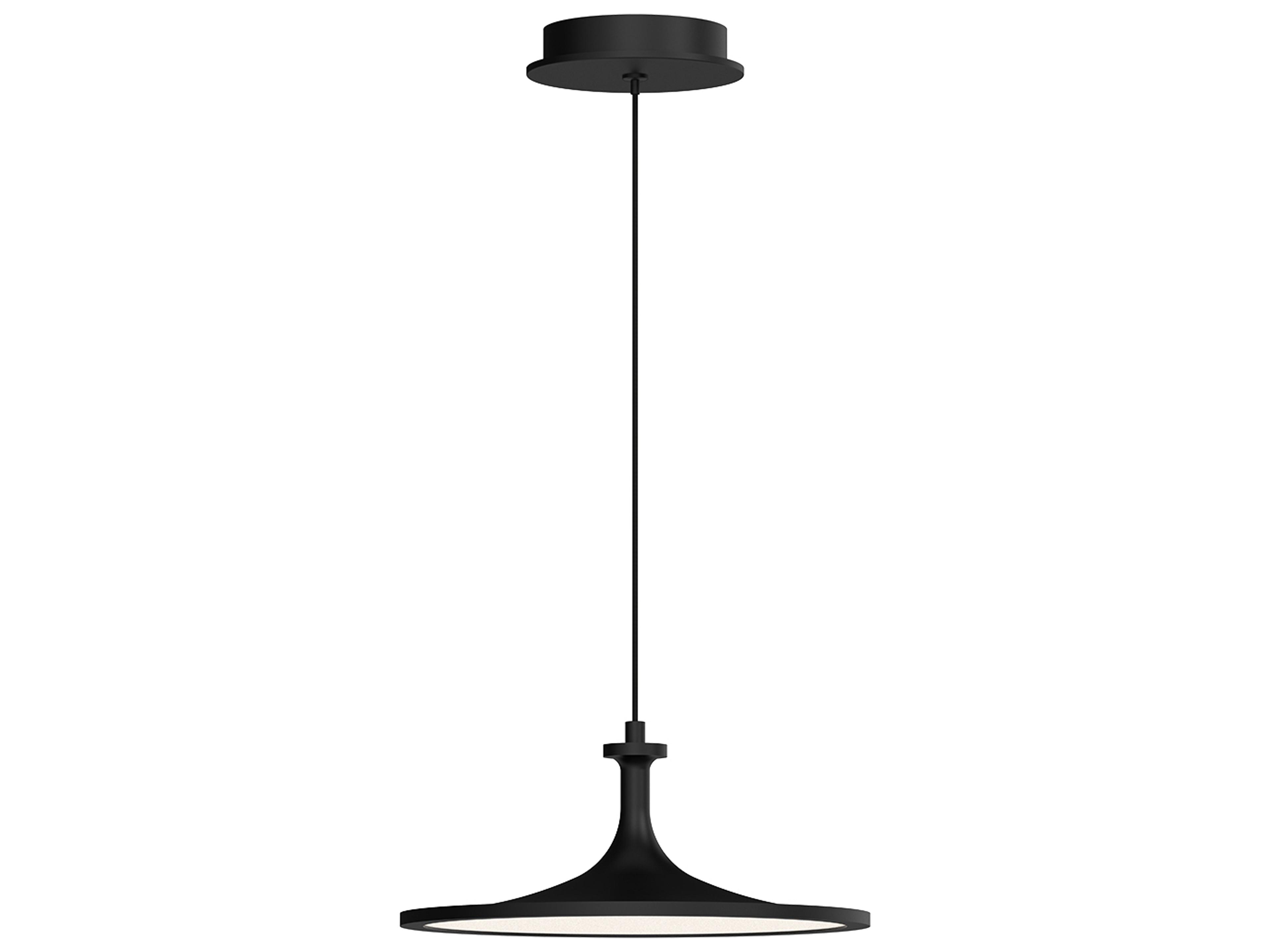 Issa Pendant Light in Matte Black Modern LED