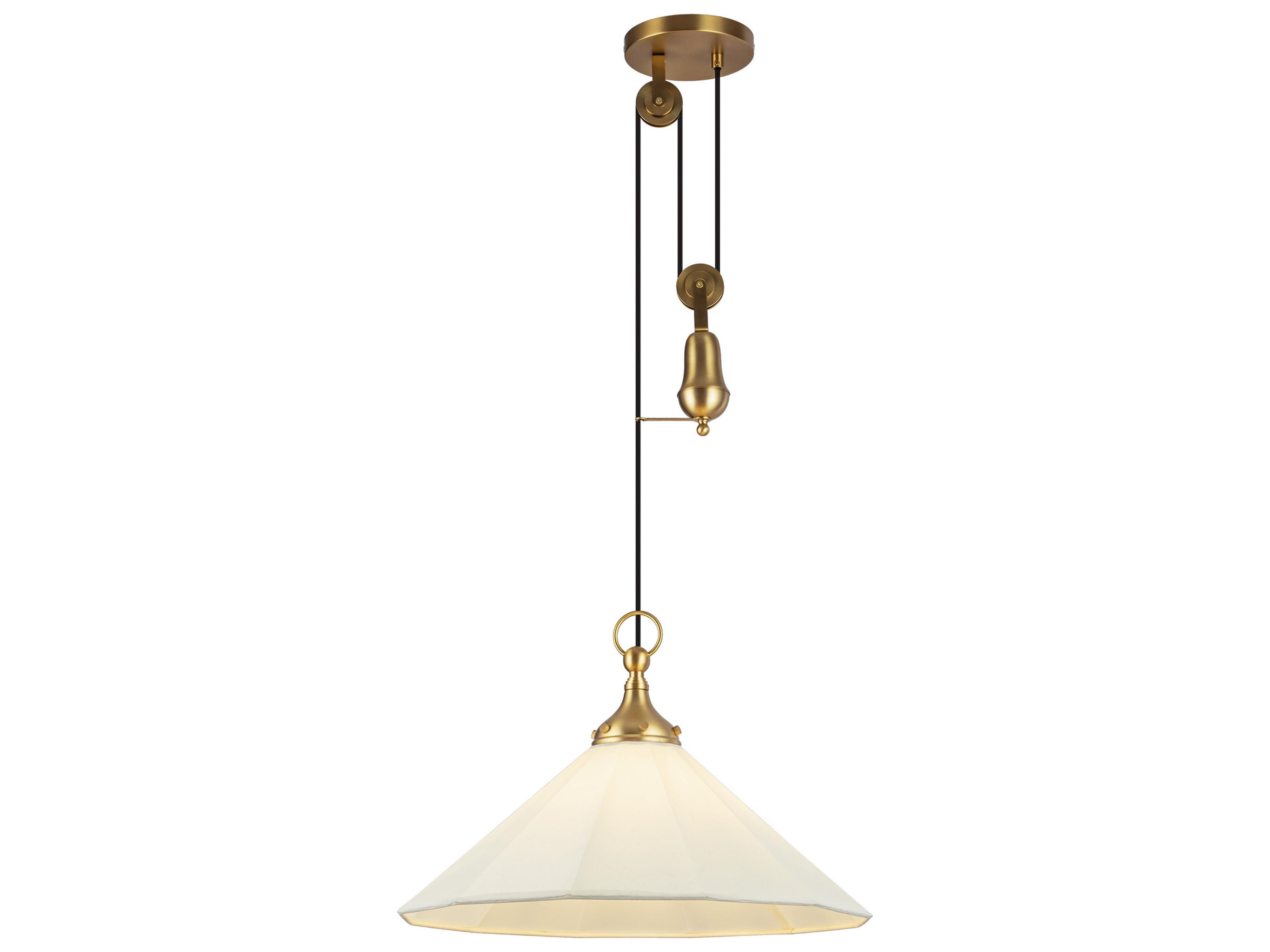 Alora Mood Ellen 1-Light Brushed Gold Pendant