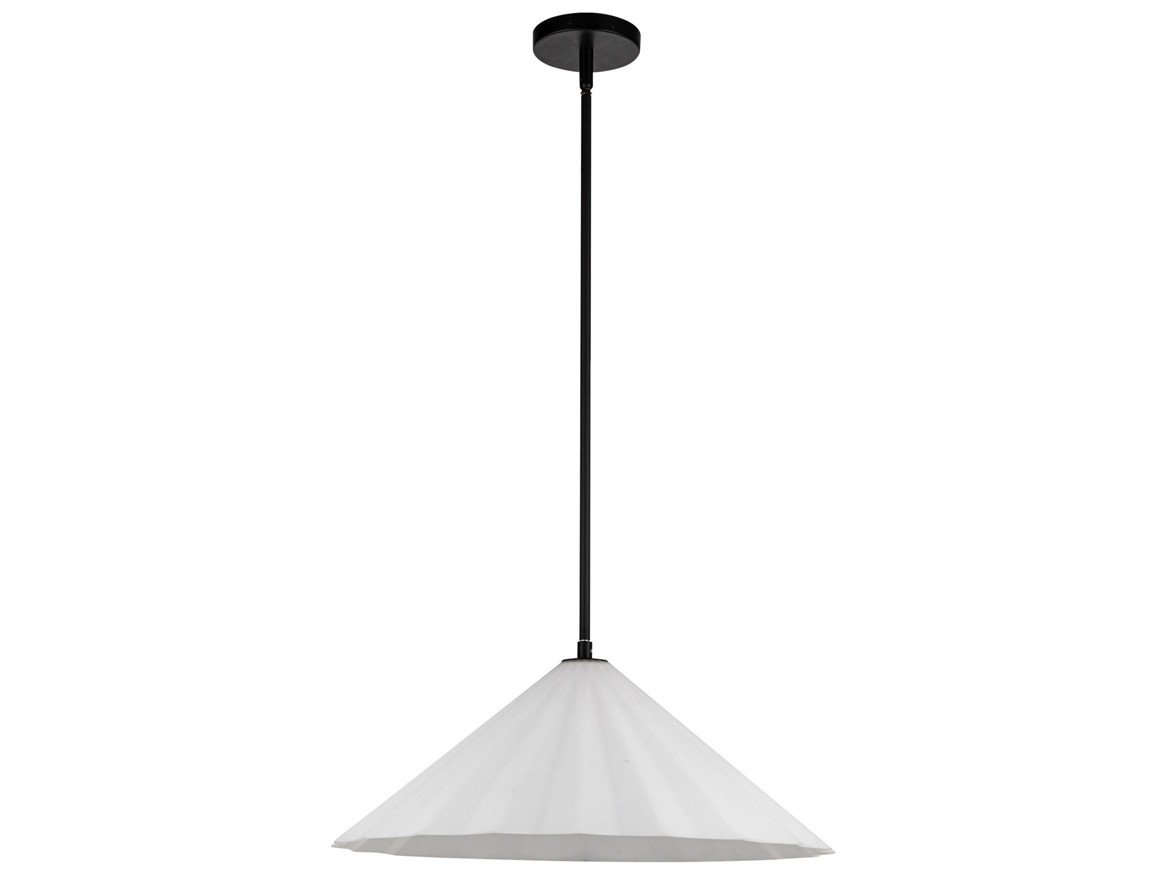 Alora Mood Serena 1-Light Matte Black Pendant